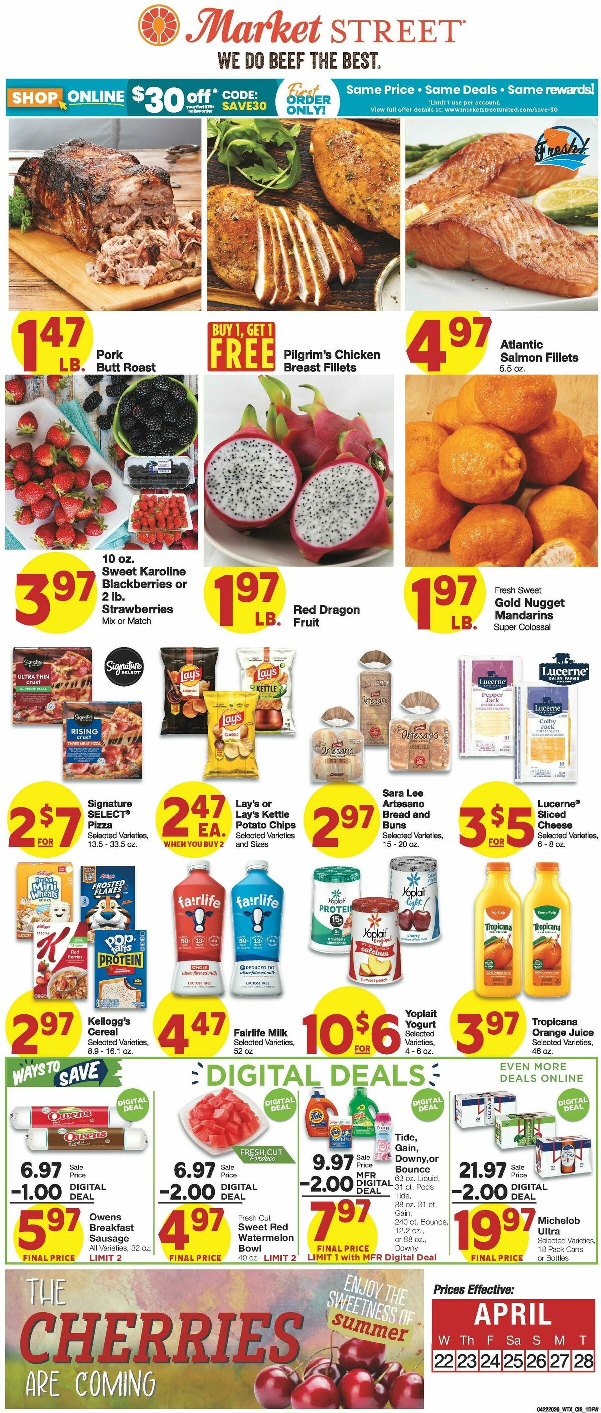 United Supermarkets Weekly Ad from April 22
