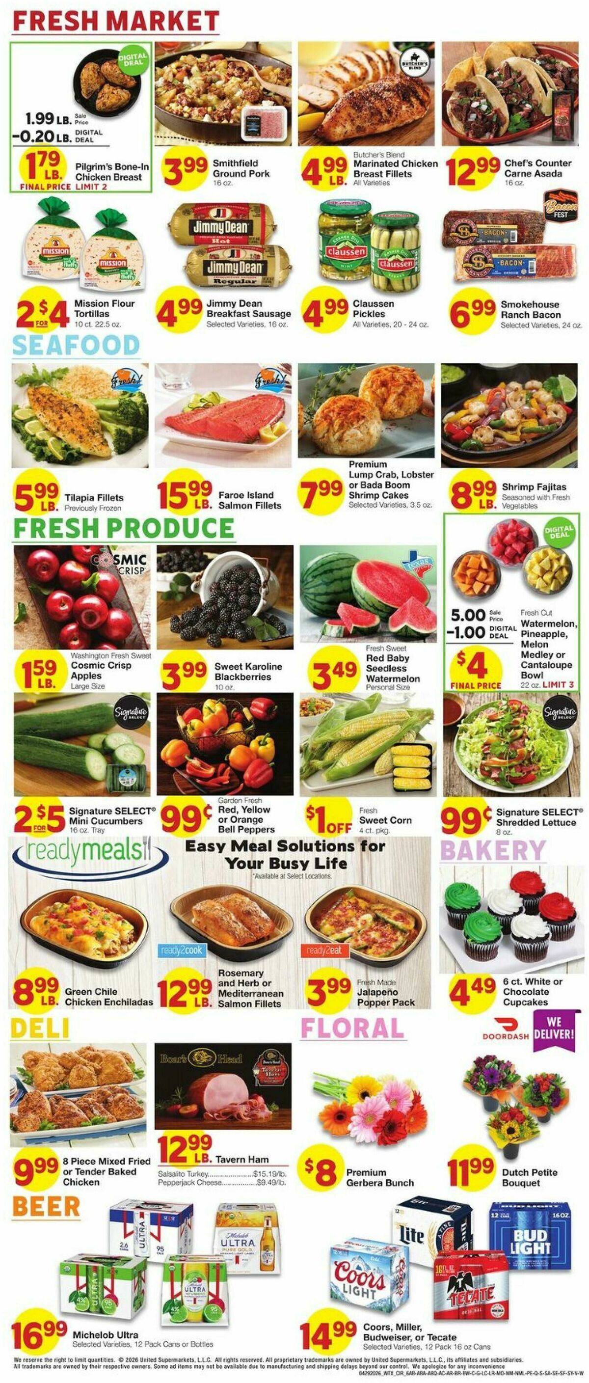 United Supermarkets Weekly Ad from April 29