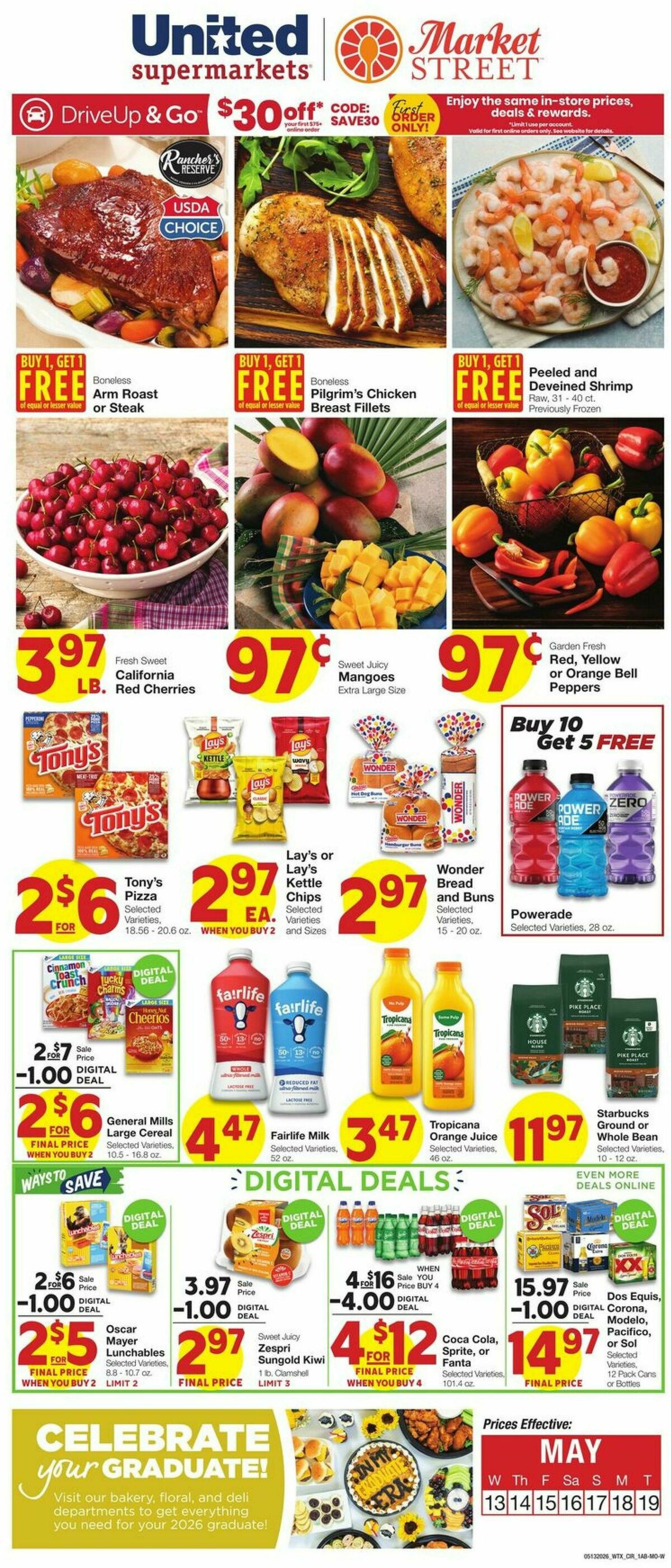 United Supermarkets Weekly Ad from May 13