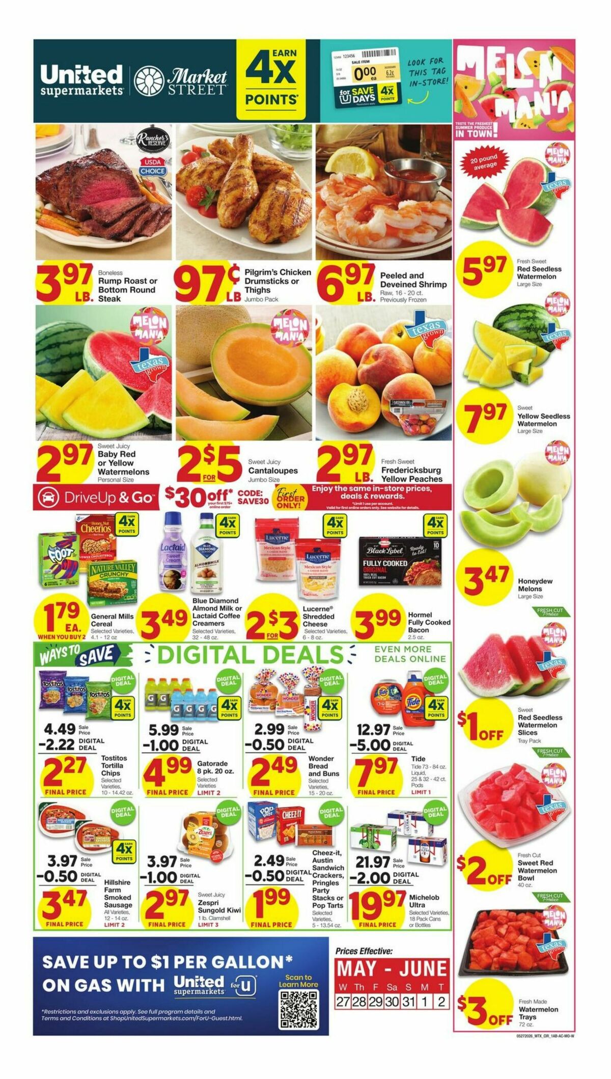 United Supermarkets Weekly Ad from May 27