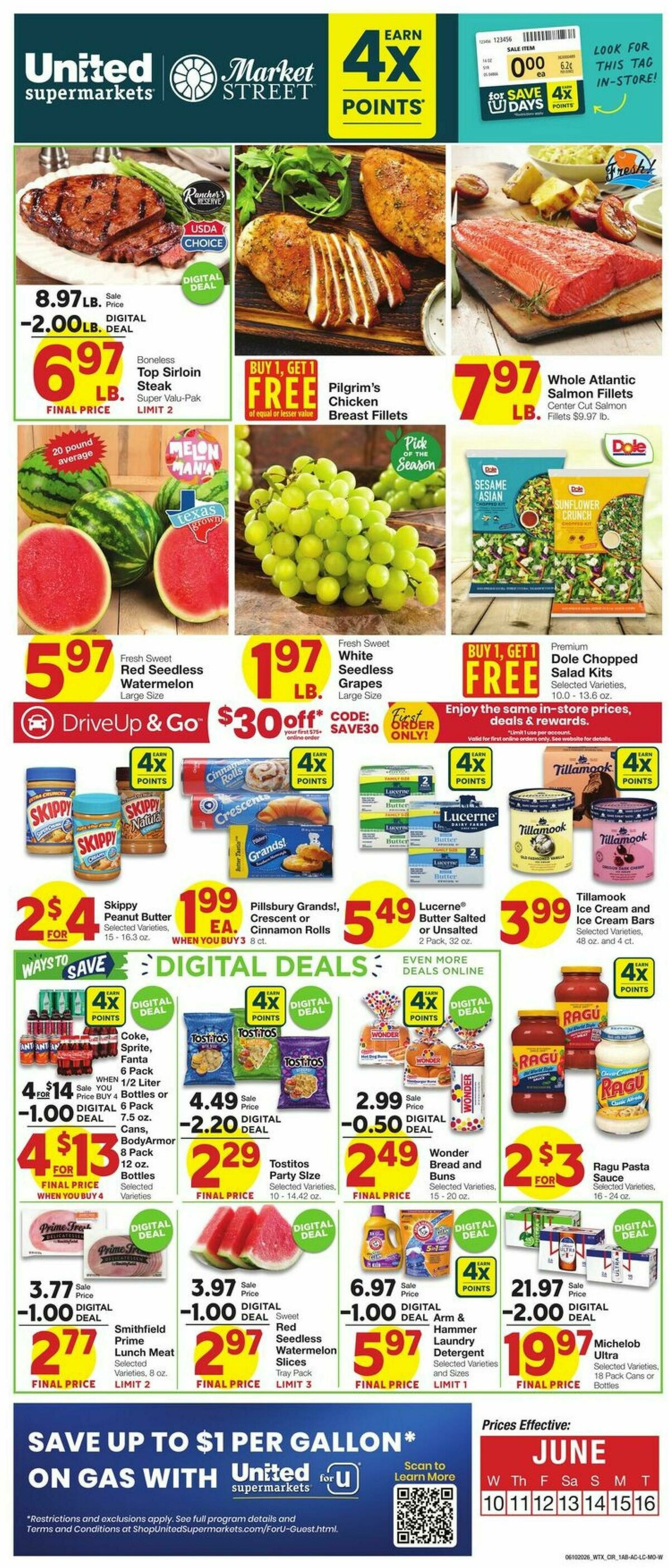 United Supermarkets Weekly Ad from June 10