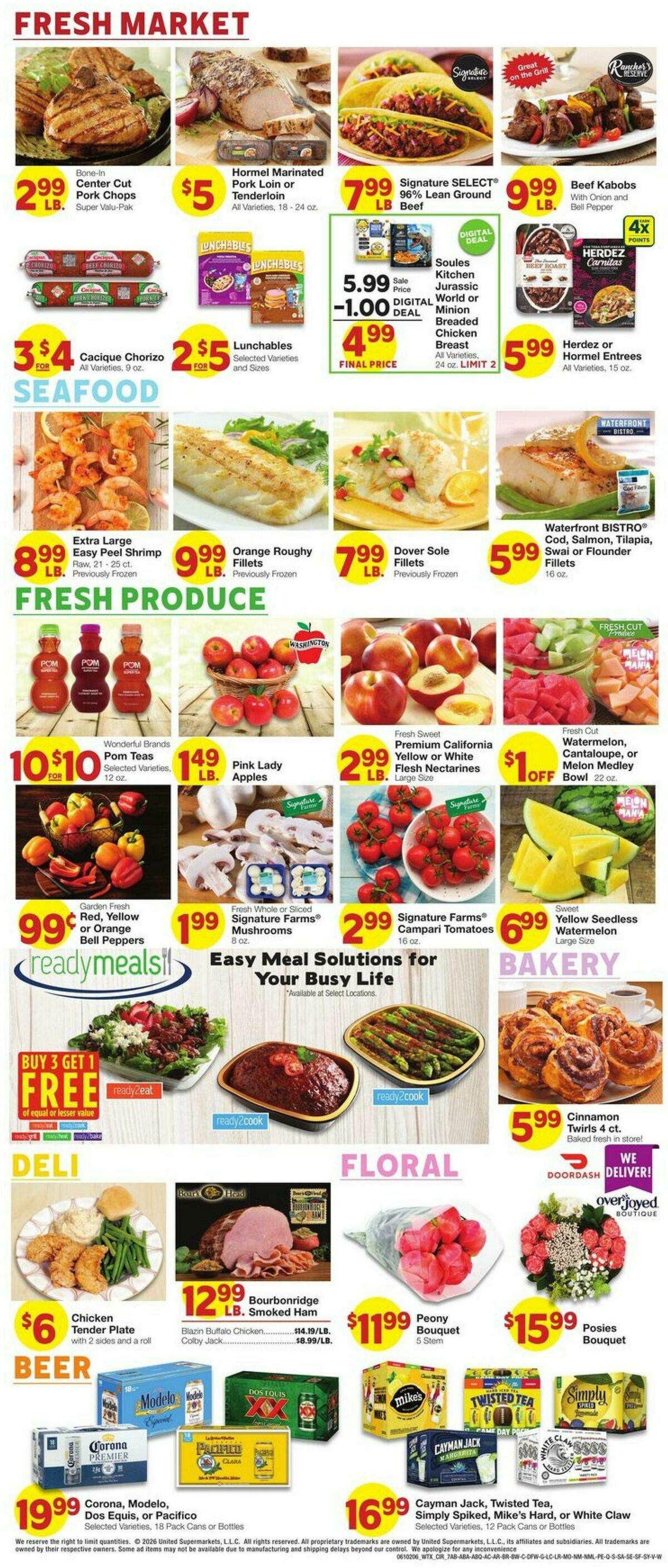United Supermarkets Weekly Ad from June 10