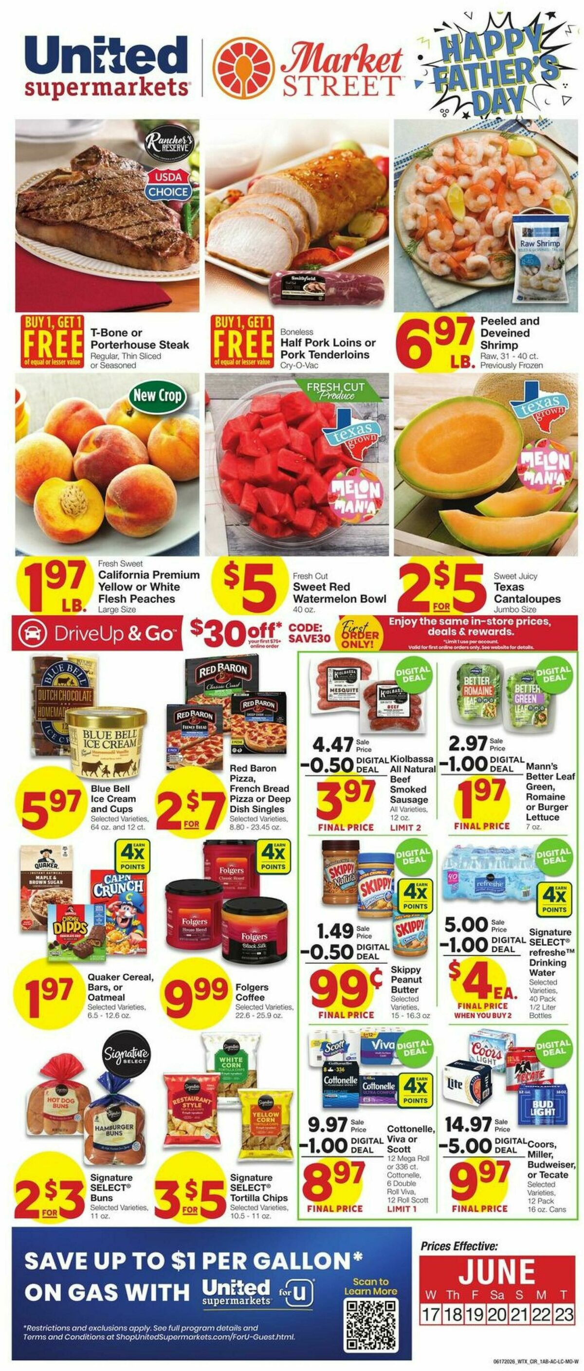 United Supermarkets Weekly Ad from June 17