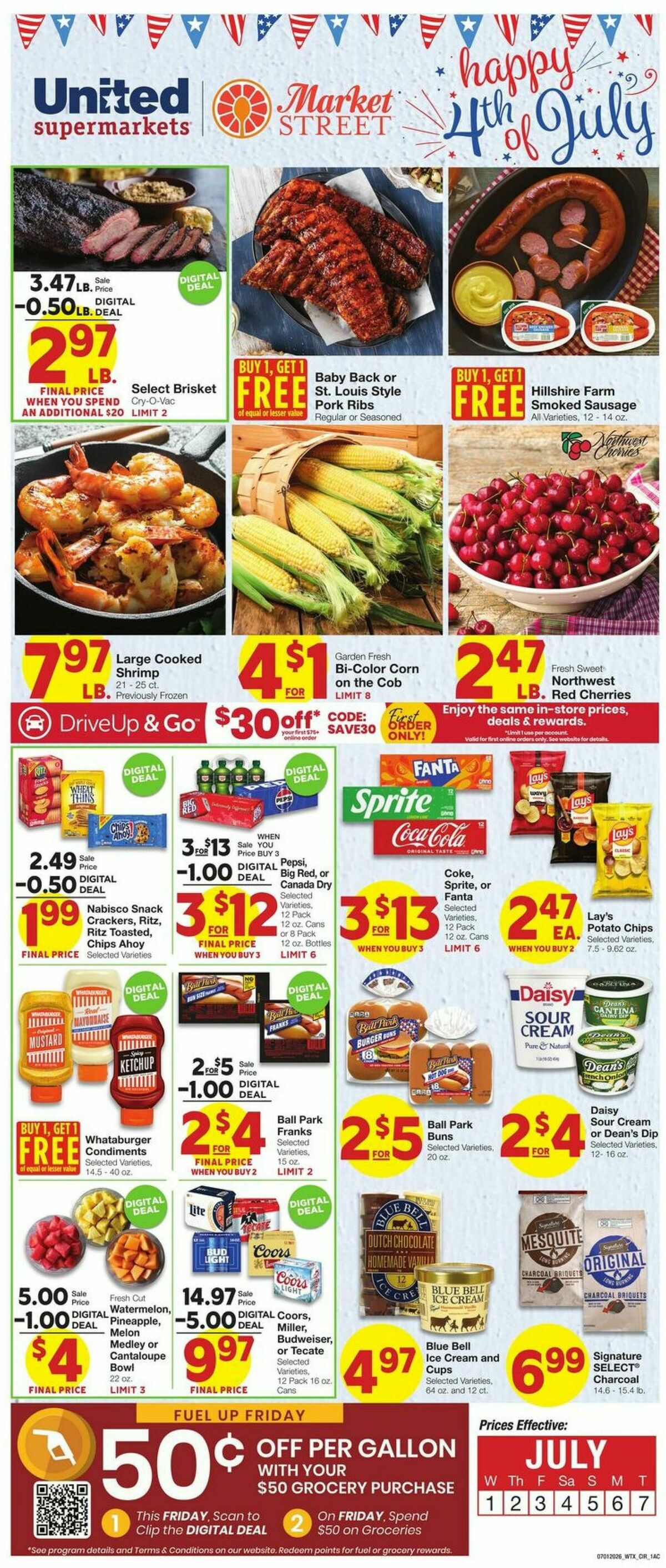 United Supermarkets Weekly Ad from July 1