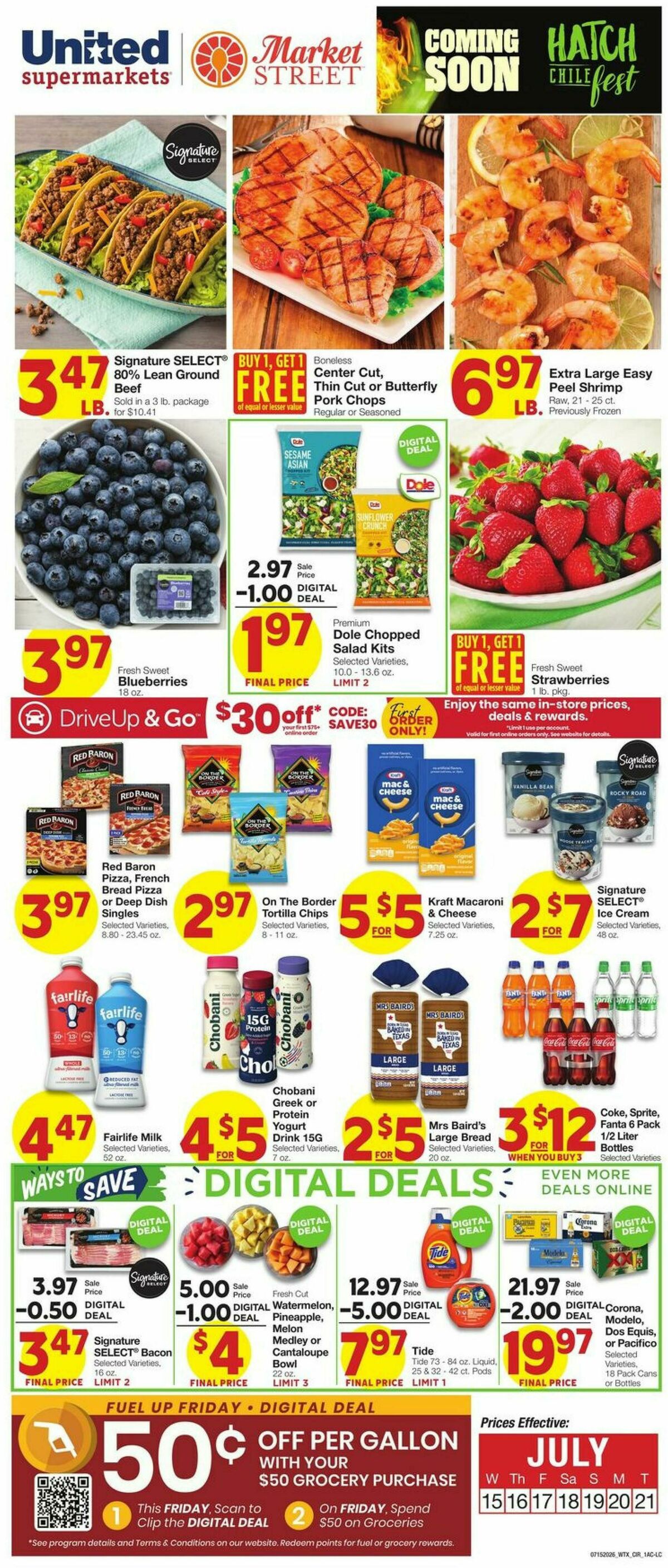 United Supermarkets Weekly Ad from July 15