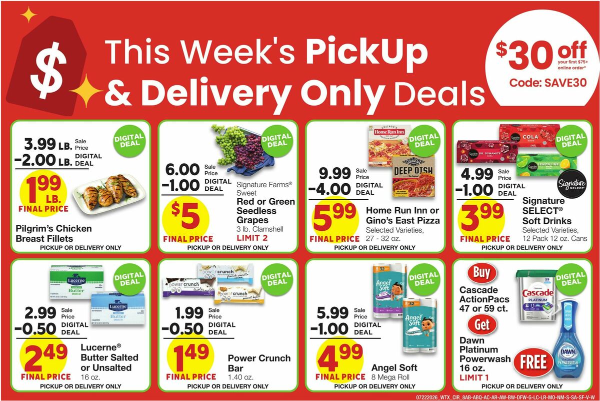 United Supermarkets Weekly Ad from July 22