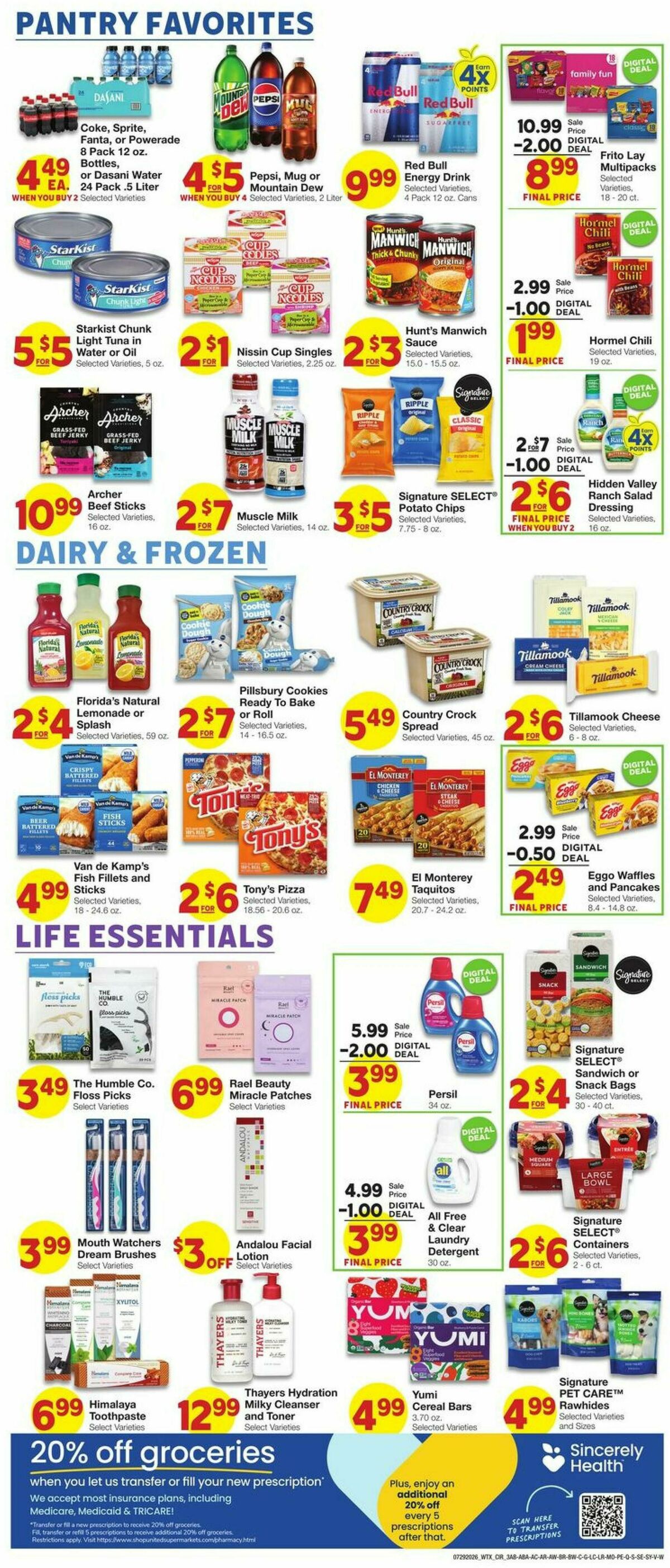 United Supermarkets Weekly Ad from July 29