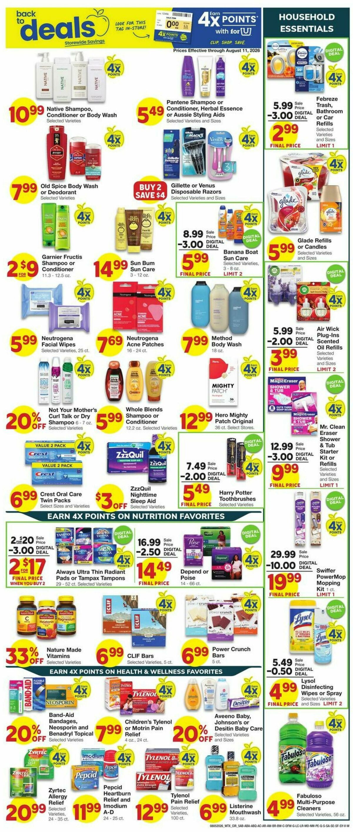 United Supermarkets Weekly Ad from August 5