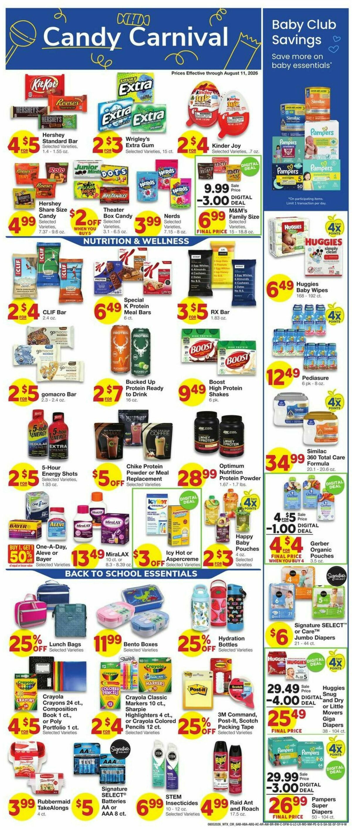 United Supermarkets Weekly Ad from August 5