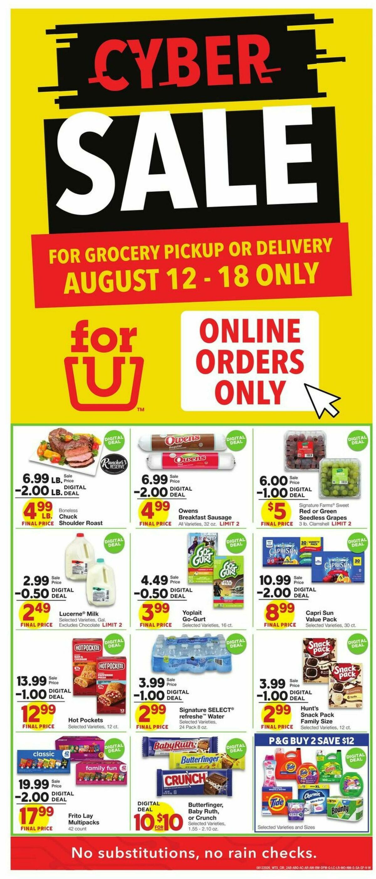 United Supermarkets Weekly Ad from August 12