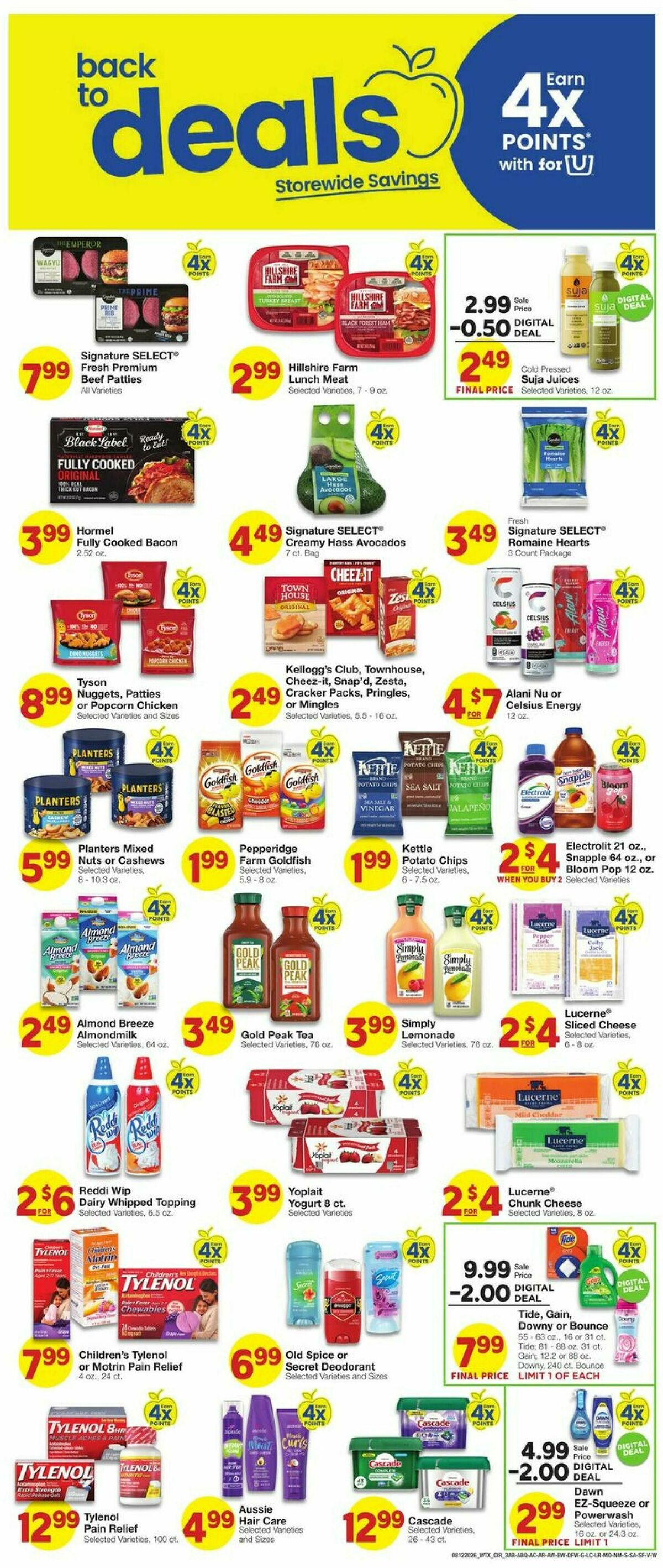 United Supermarkets Weekly Ad from August 12