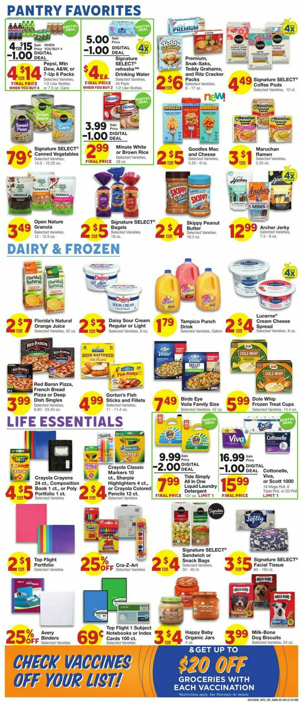 United Supermarkets Weekly Ad from August 12