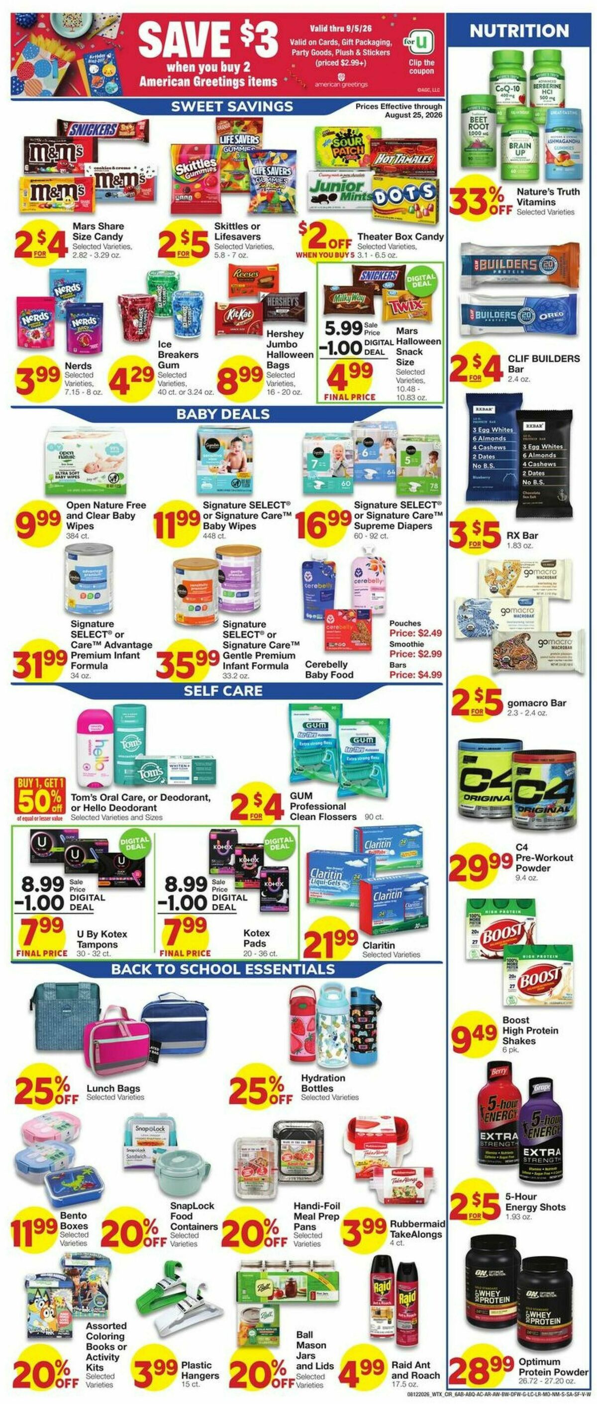 United Supermarkets Weekly Ad from August 12