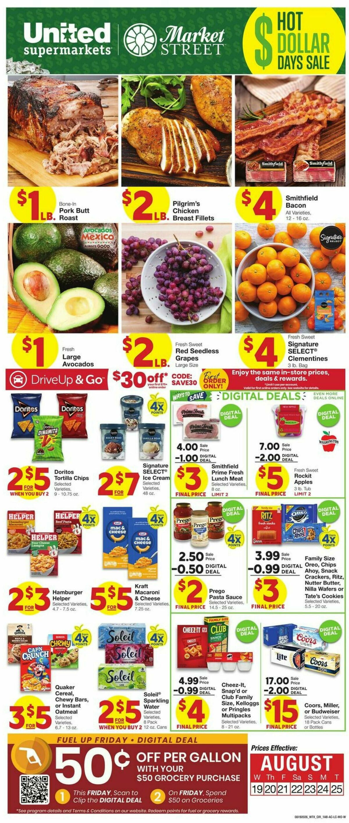 United Supermarkets Weekly Ad from August 19