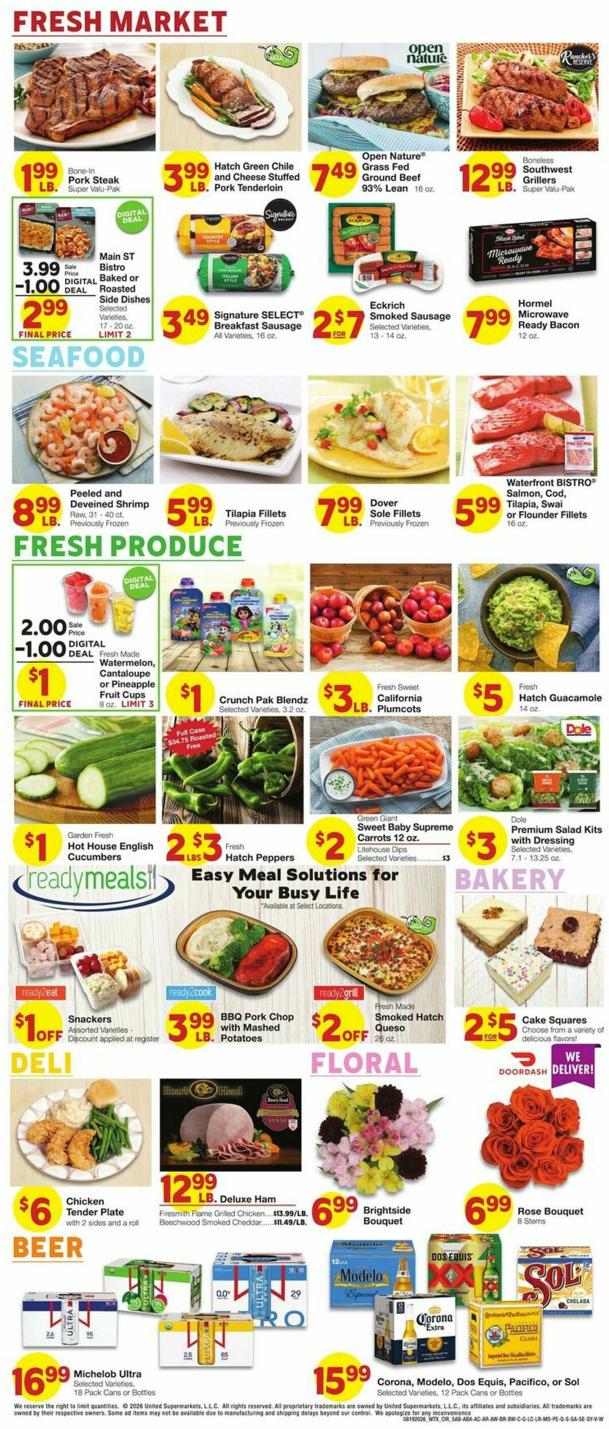 United Supermarkets Weekly Ad from August 19