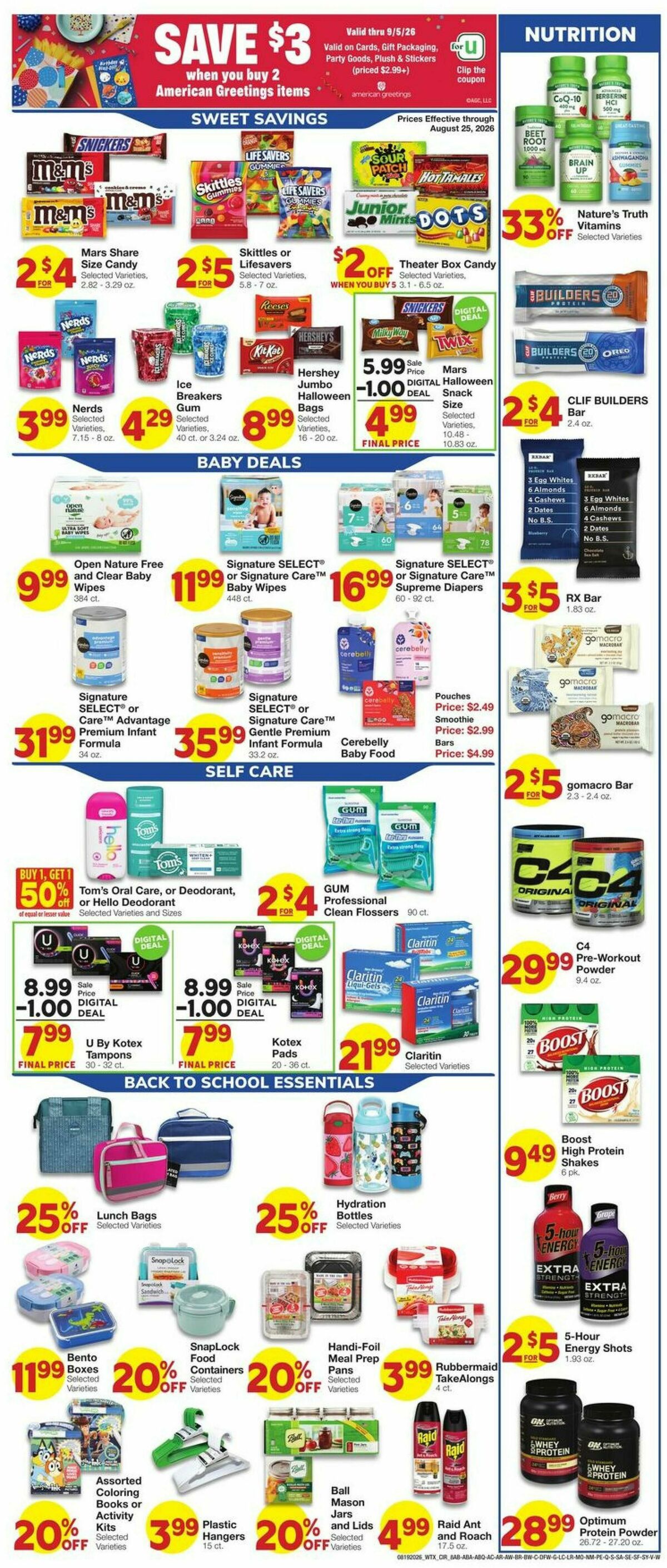 United Supermarkets Weekly Ad from August 19