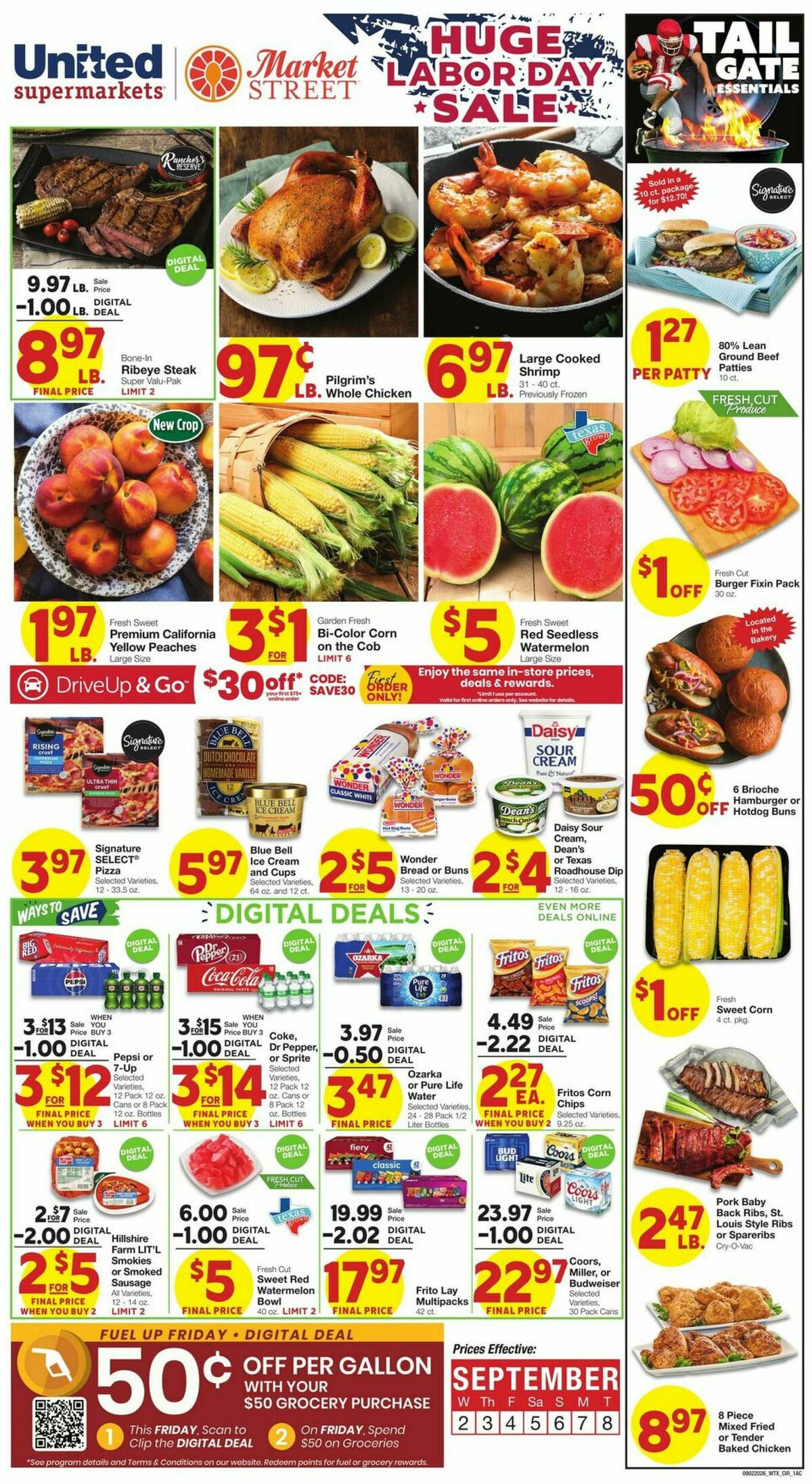 United Supermarkets Weekly Ad from September 2