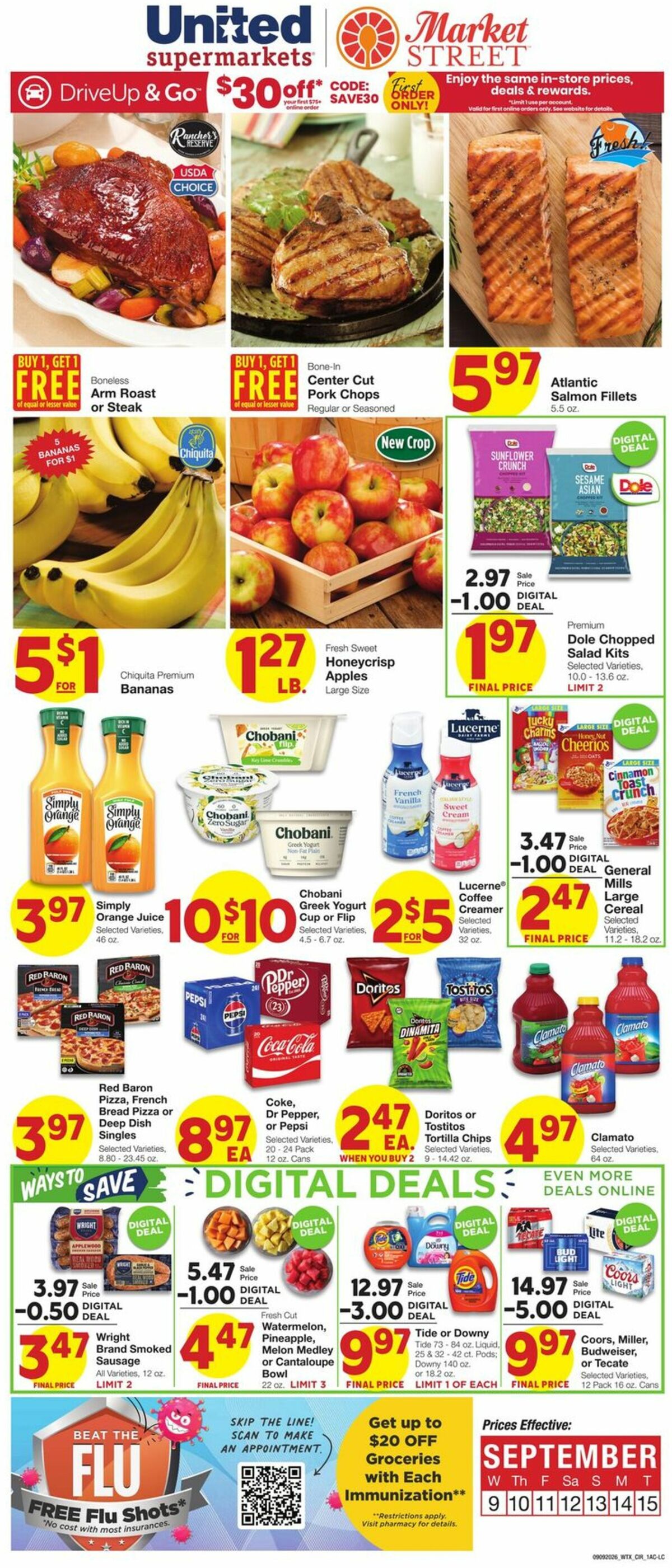 United Supermarkets Weekly Ad from September 9