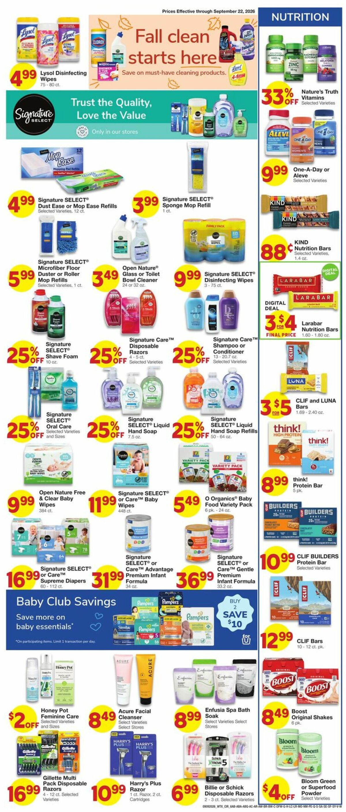 United Supermarkets Weekly Ad from September 9