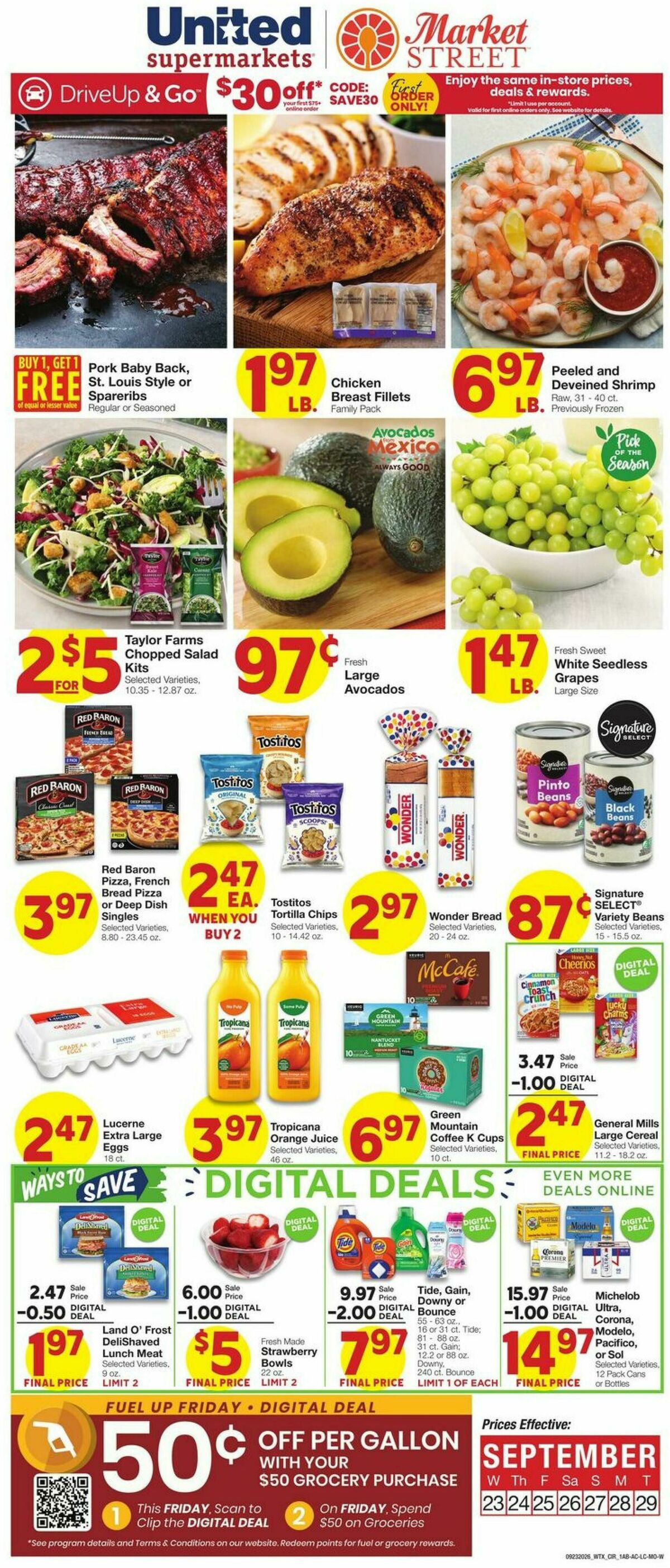 United Supermarkets Weekly Ad from September 23