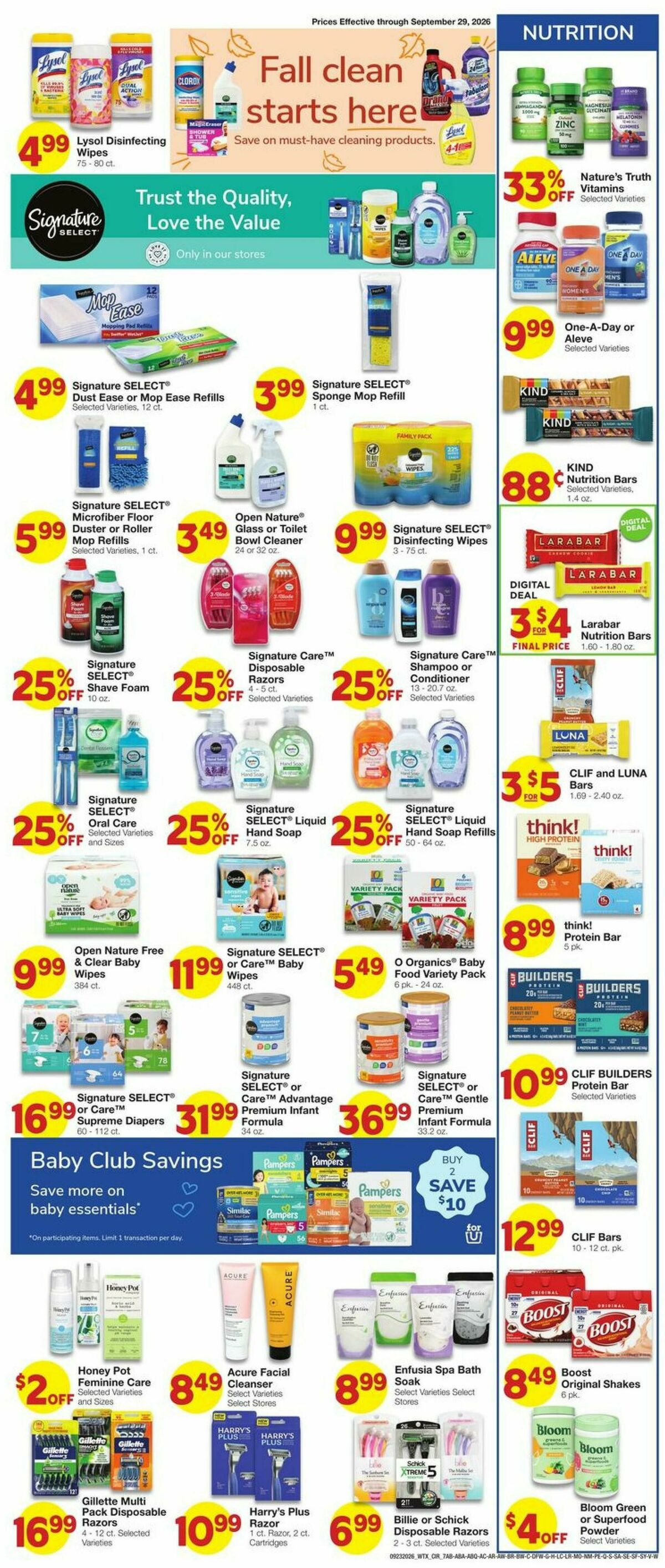 United Supermarkets Weekly Ad from September 23