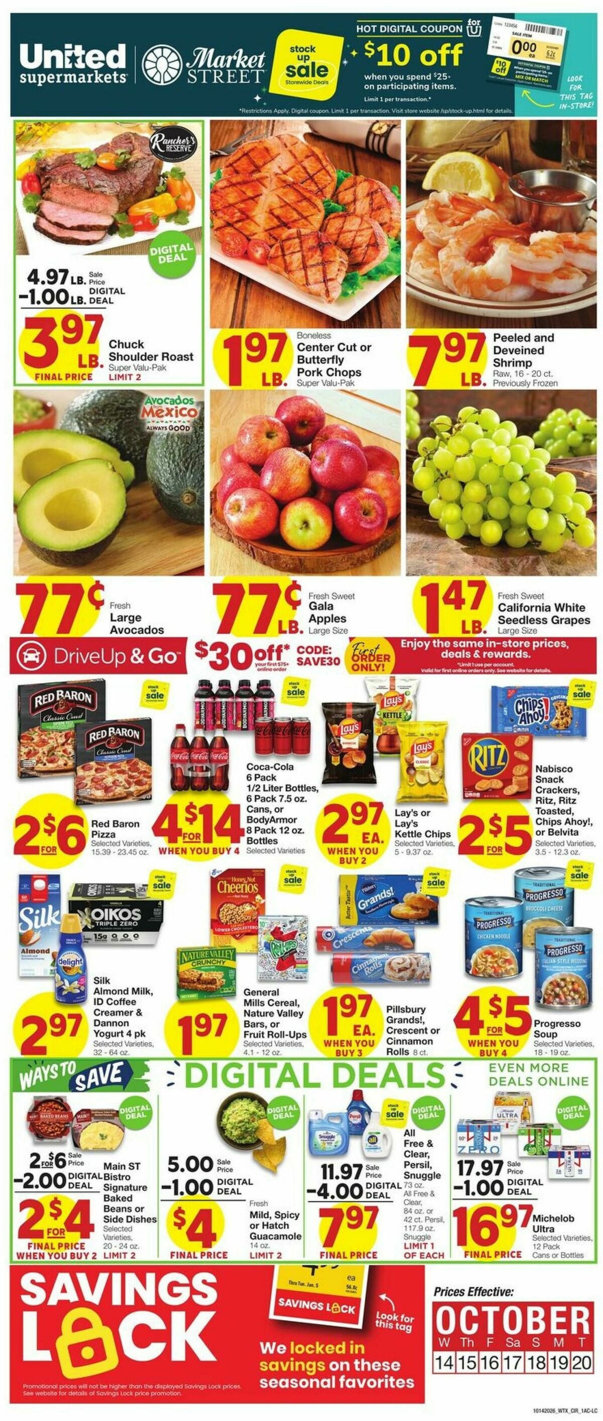 United Supermarkets Weekly Ad from October 14
