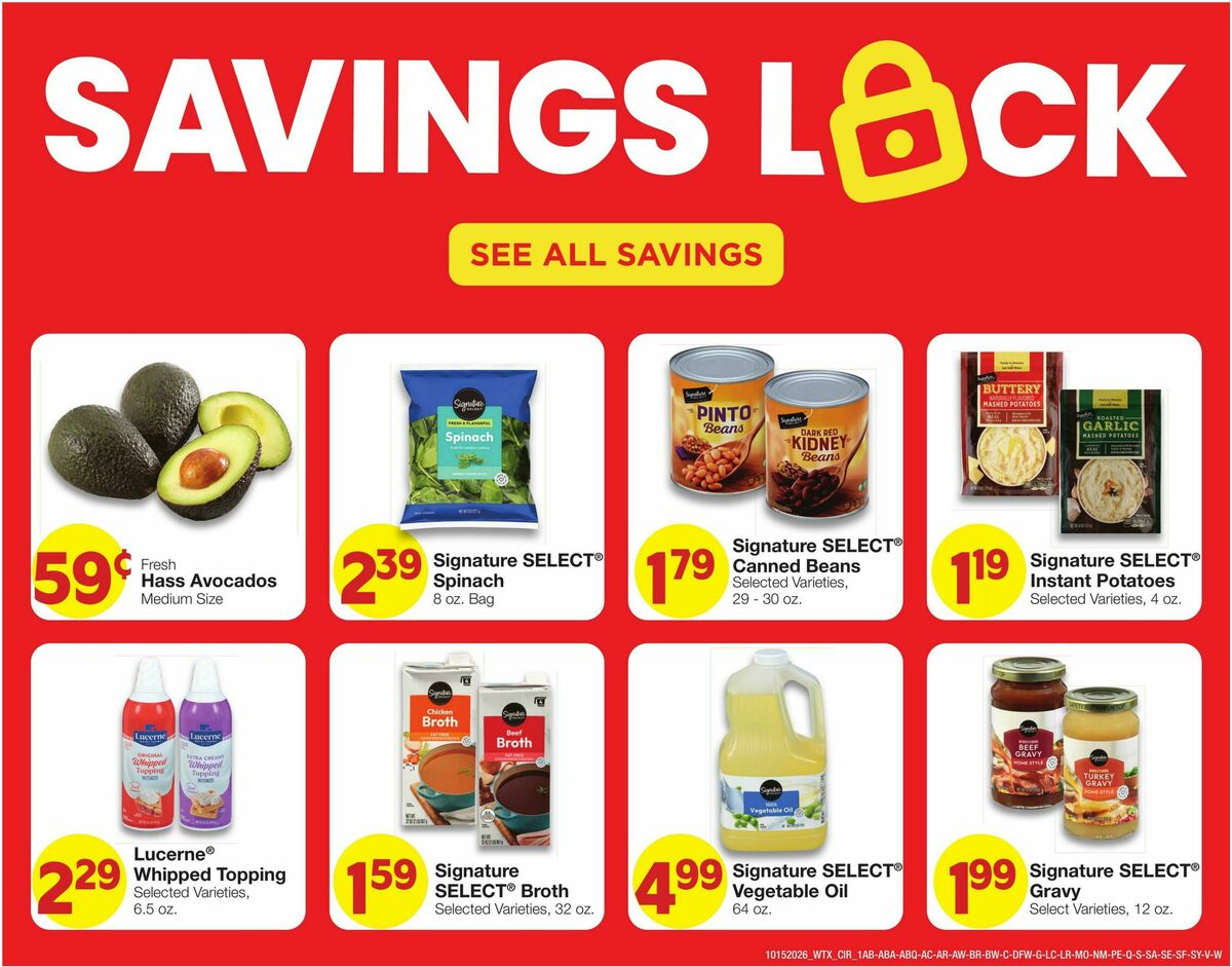 United Supermarkets Weekly Ad from October 14