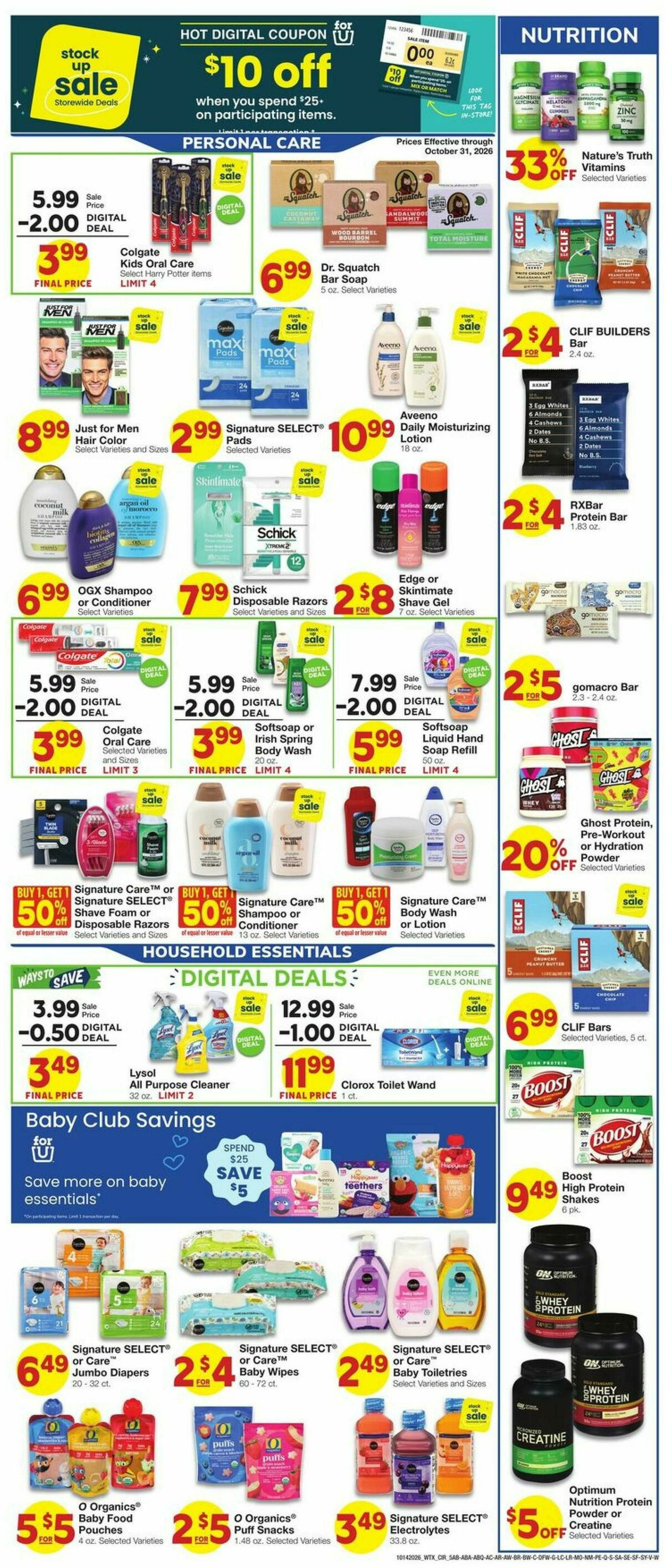 United Supermarkets Weekly Ad from October 14