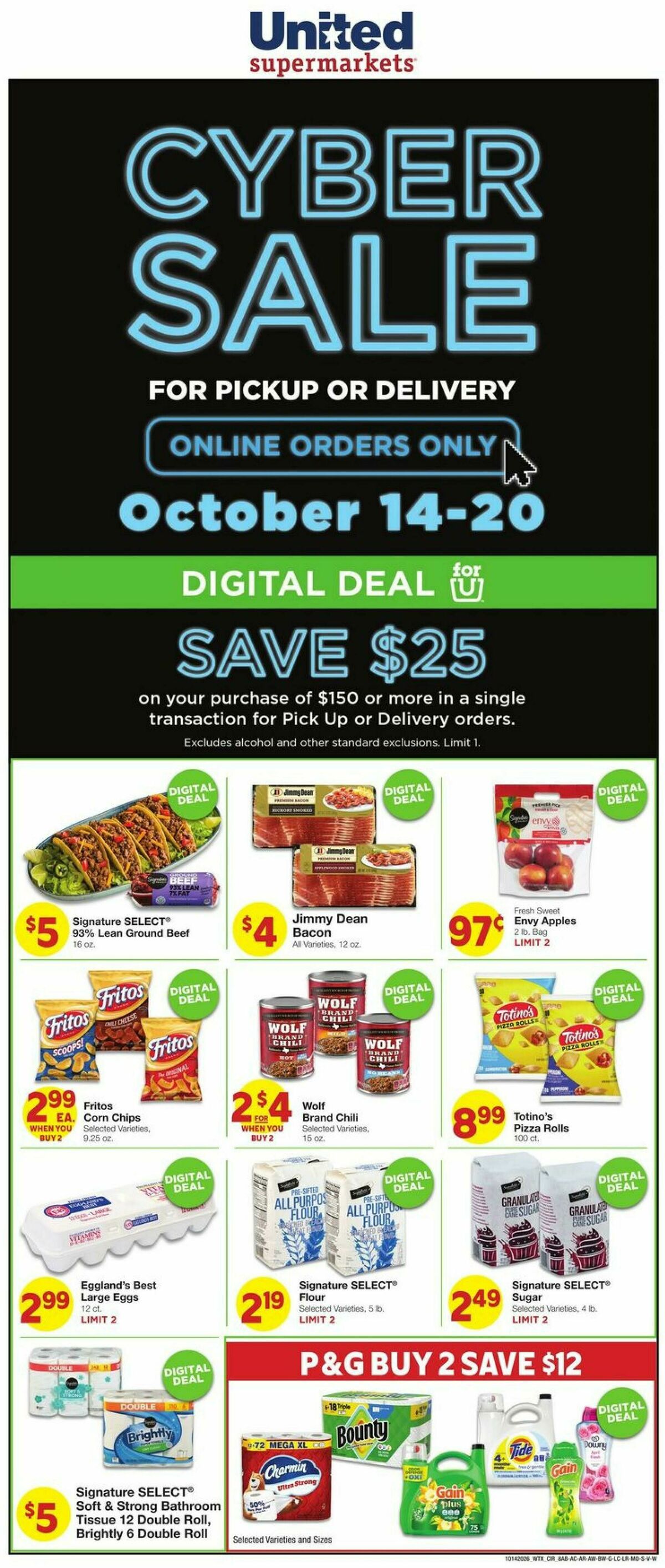United Supermarkets Weekly Ad from October 14