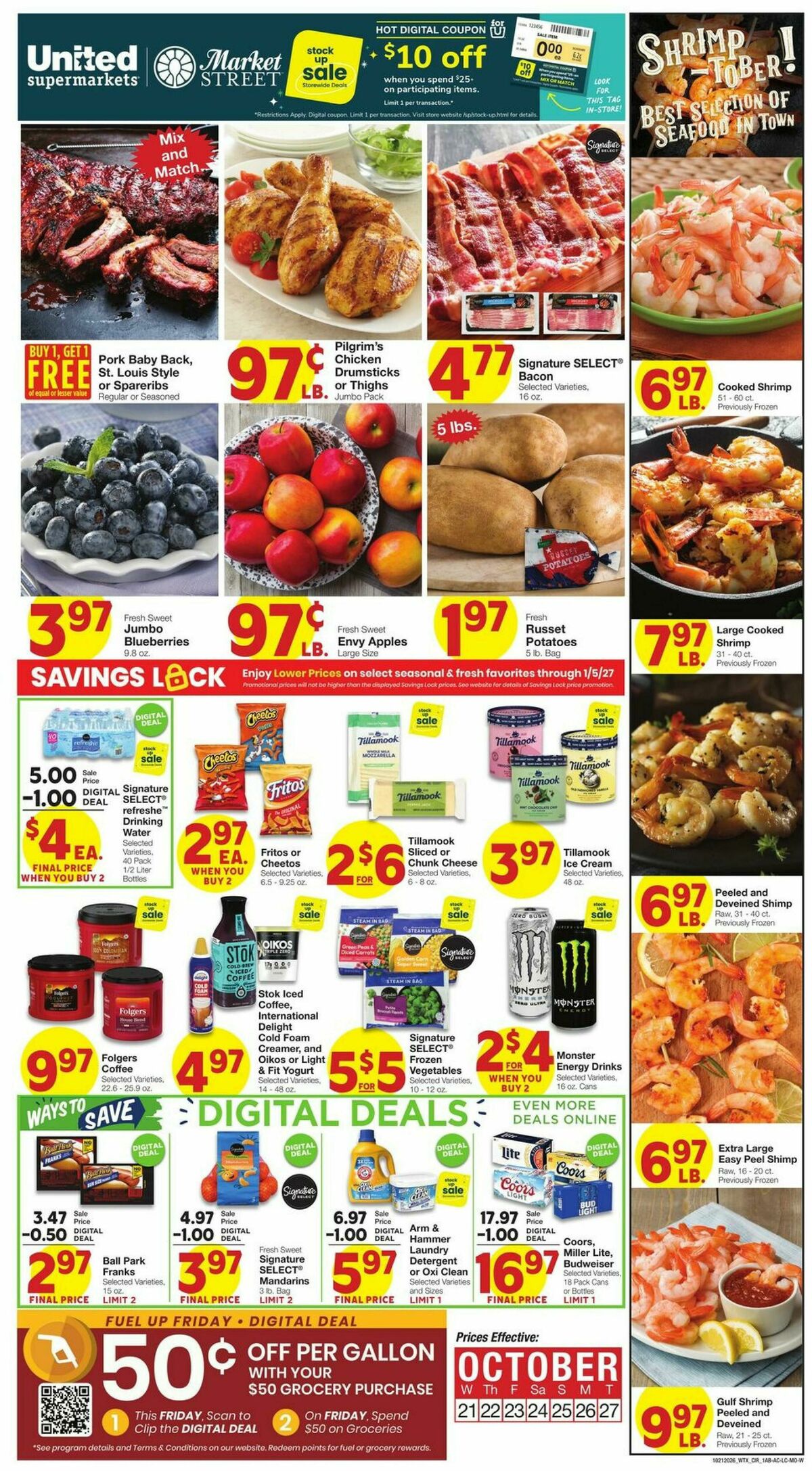 United Supermarkets Weekly Ad from October 21