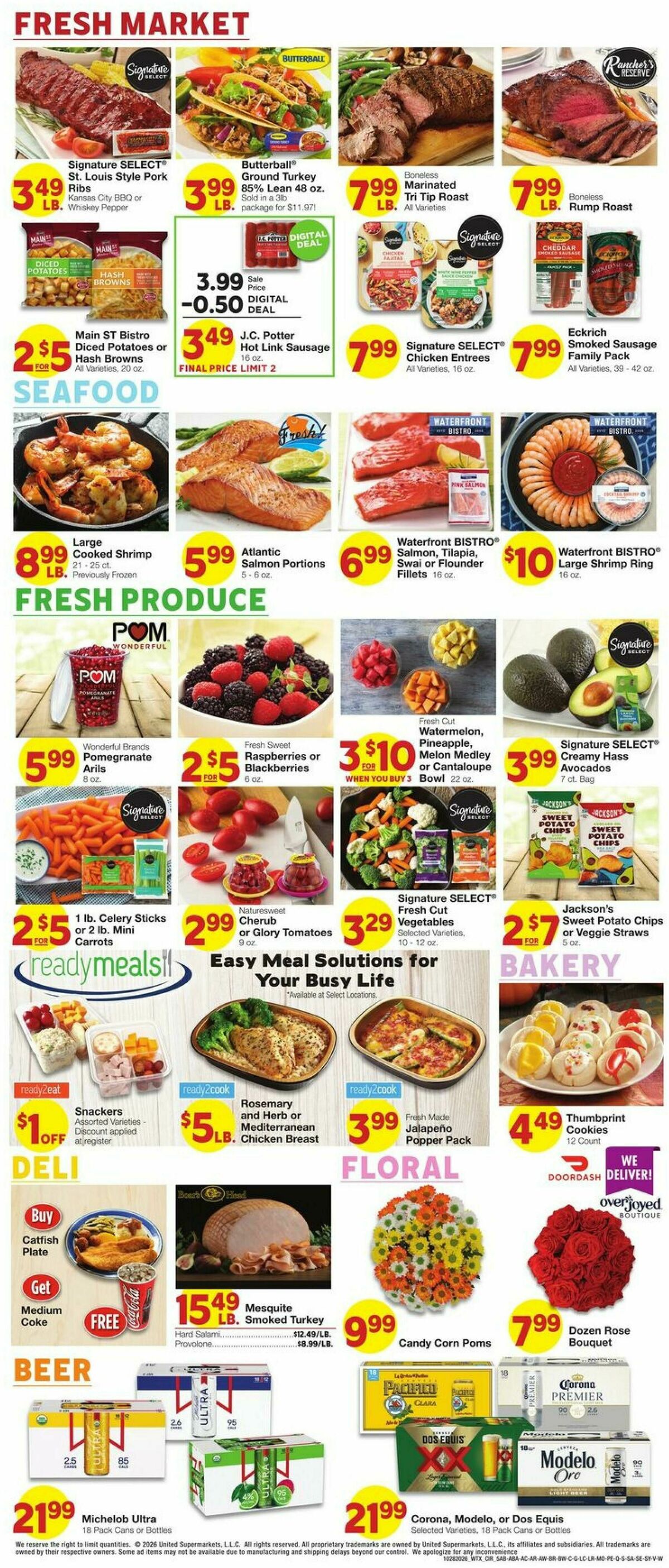 United Supermarkets Weekly Ad from October 28