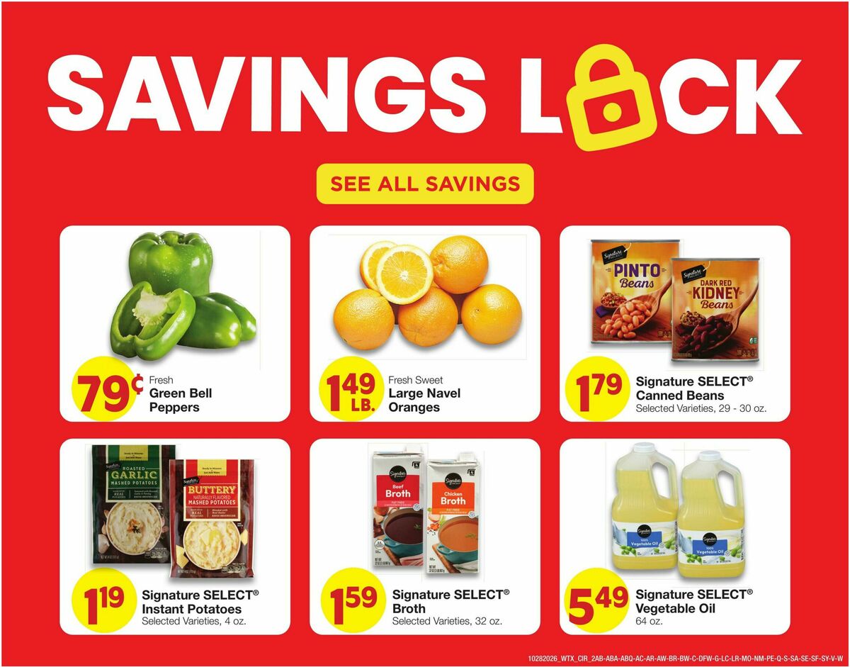 United Supermarkets Weekly Ad from October 28