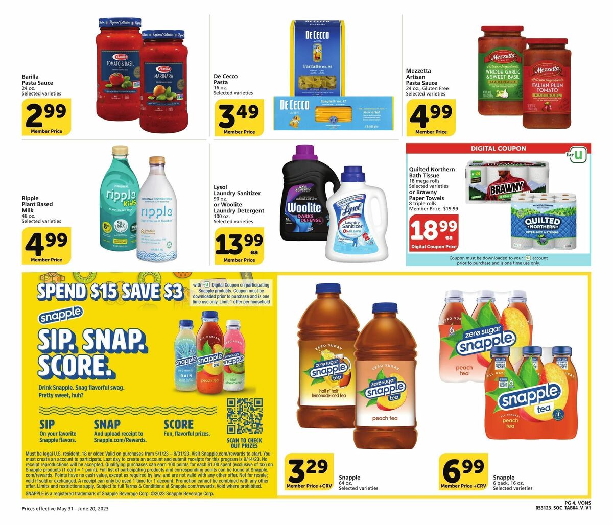 Vons Big Book of Savings Weekly Ad from May 31