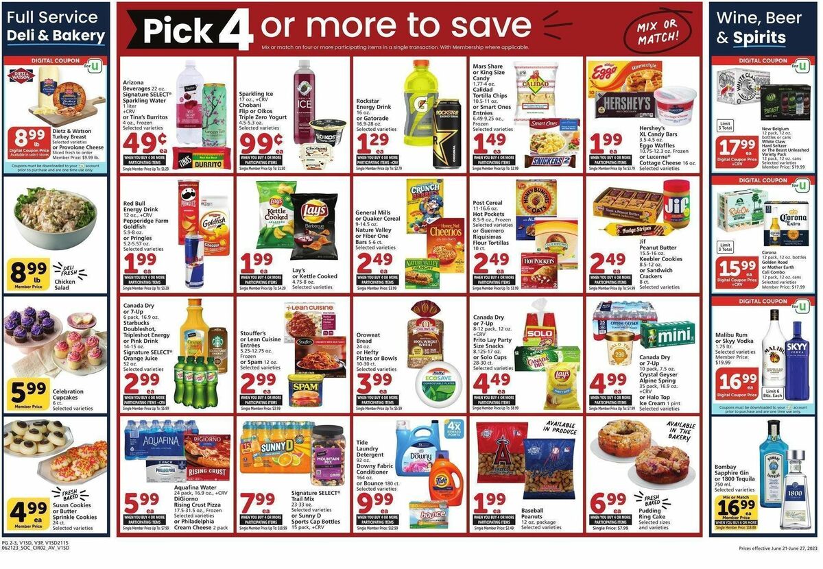 Vons Weekly Ad from June 21