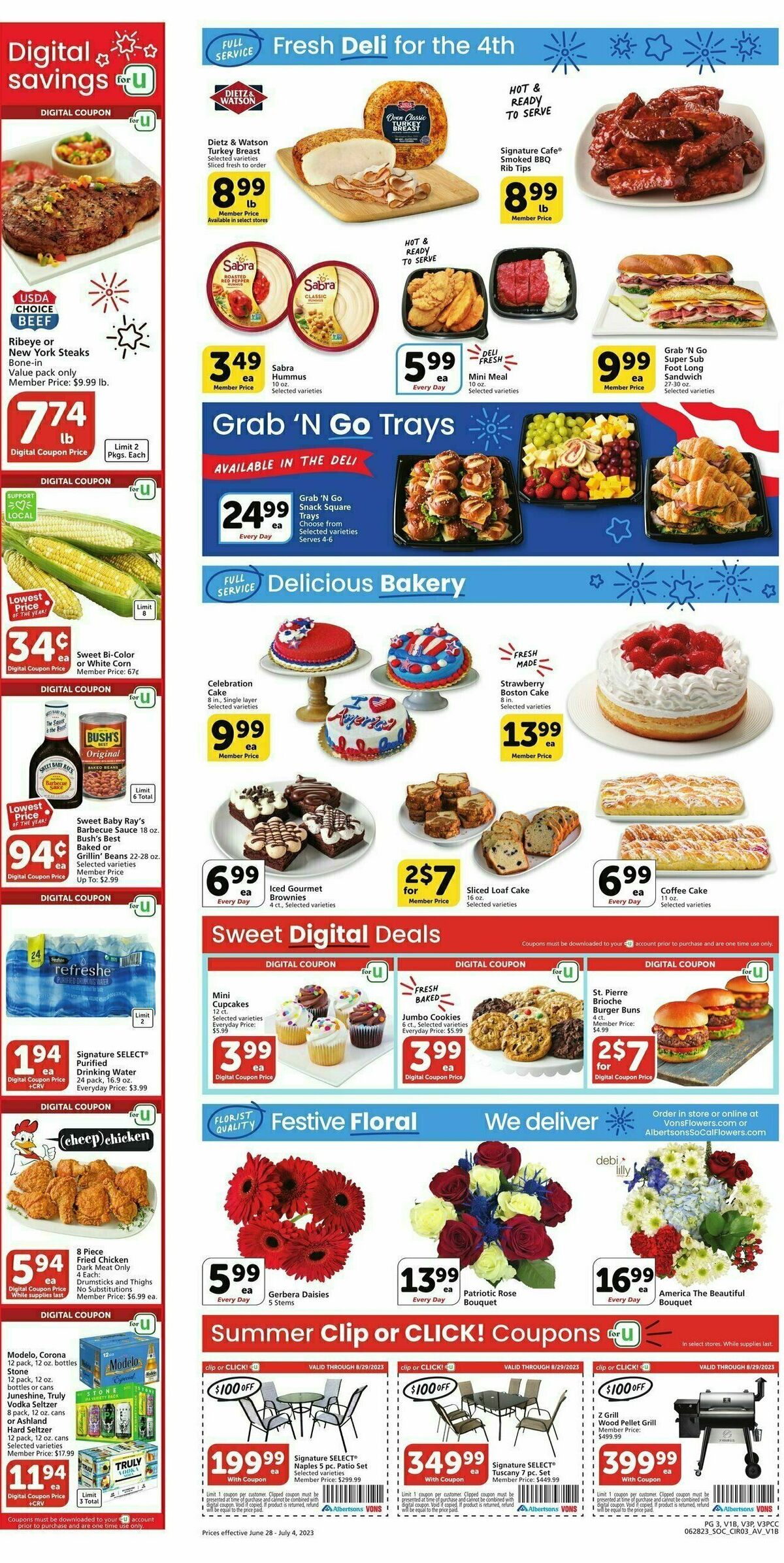 Vons Weekly Ad from June 28