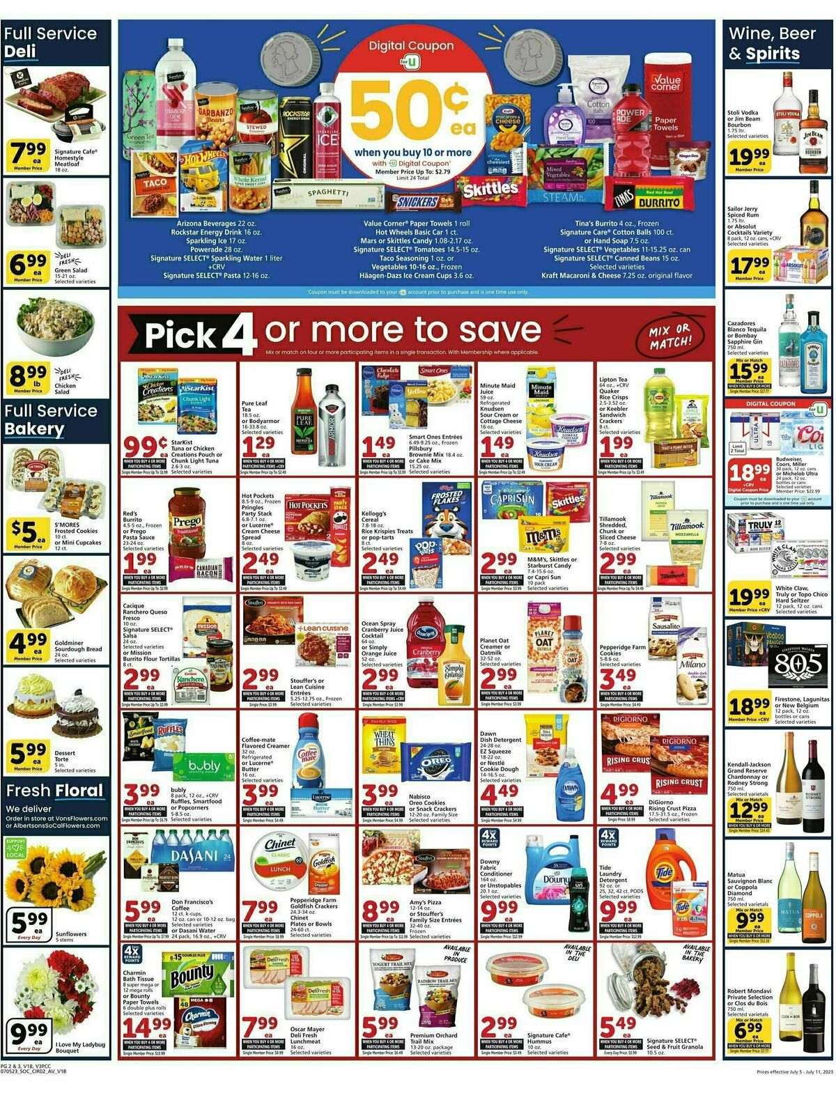 Vons Weekly Ad from July 5