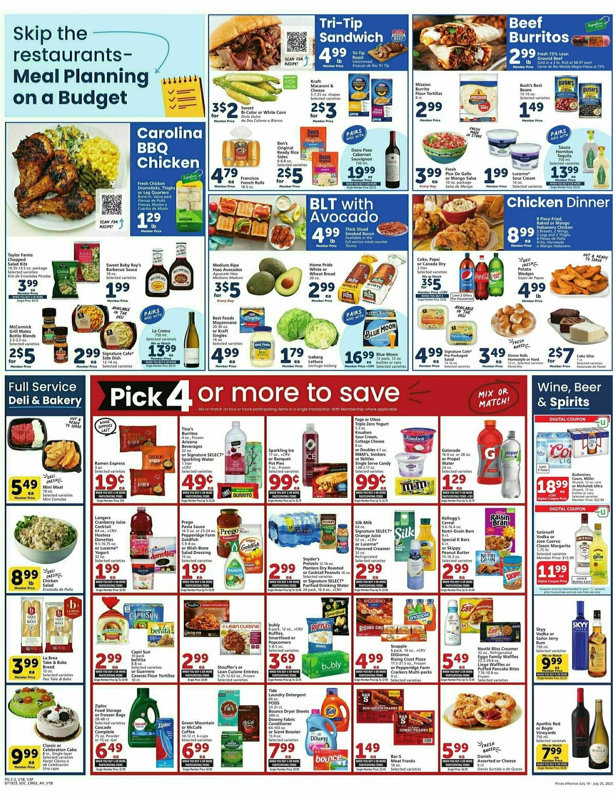 Vons Weekly Ad Weekly Ad from July 19