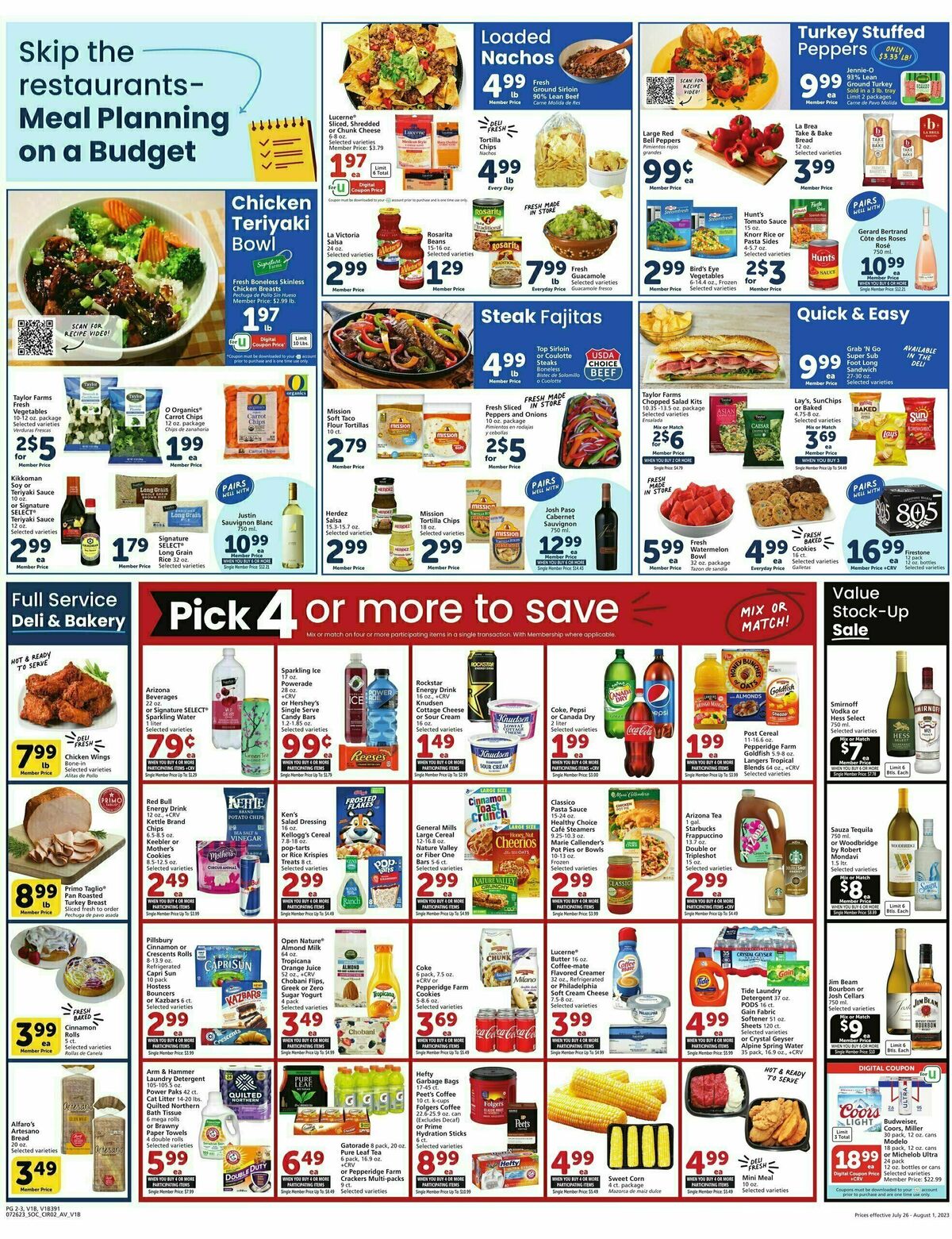 Vons Weekly Ad from July 26