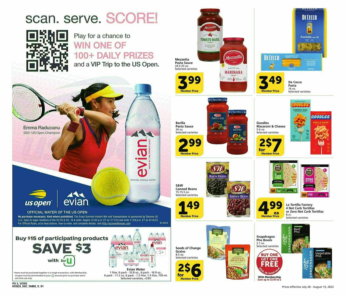 Vons Big Book of Savings Weekly Ad from July 26