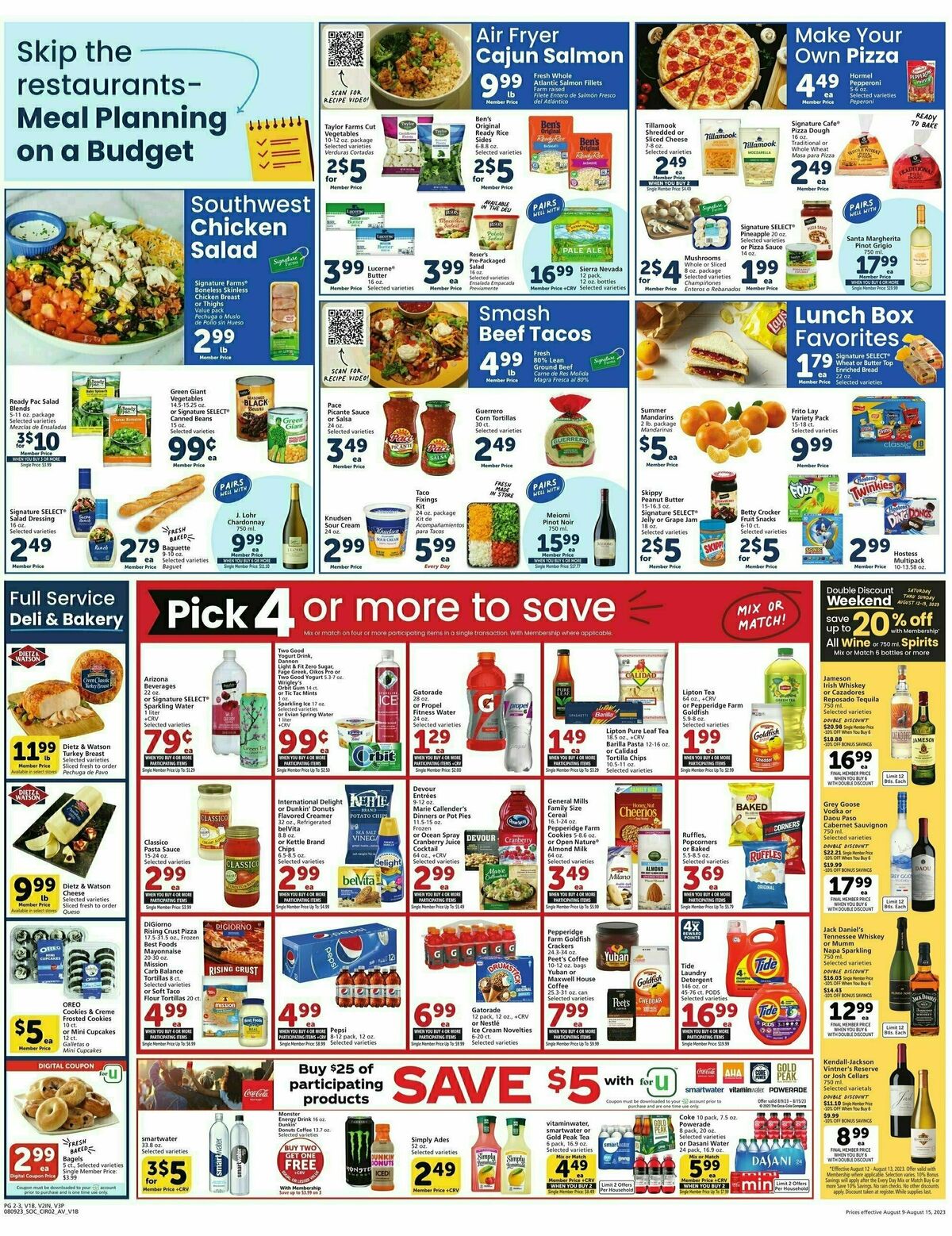 Vons Weekly Ad from August 9