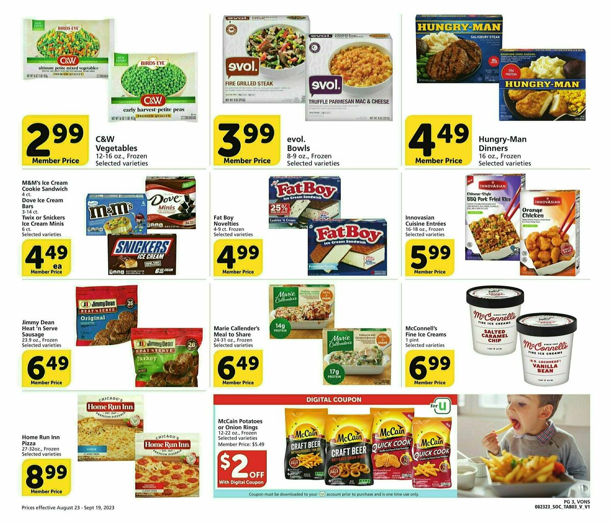 Vons Big Book of Savings Weekly Ad from August 23