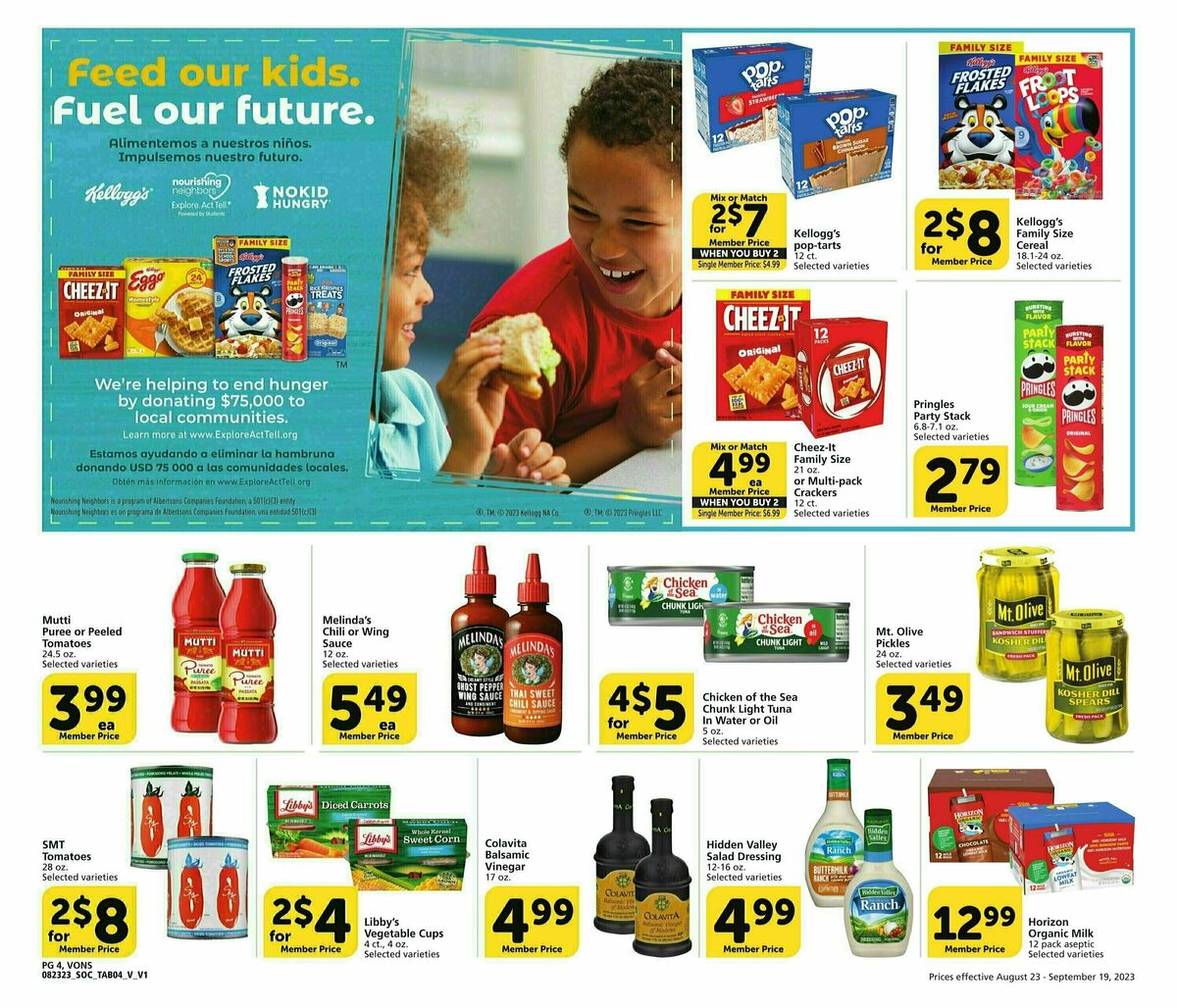 Vons Big Book of Savings Weekly Ad from August 23