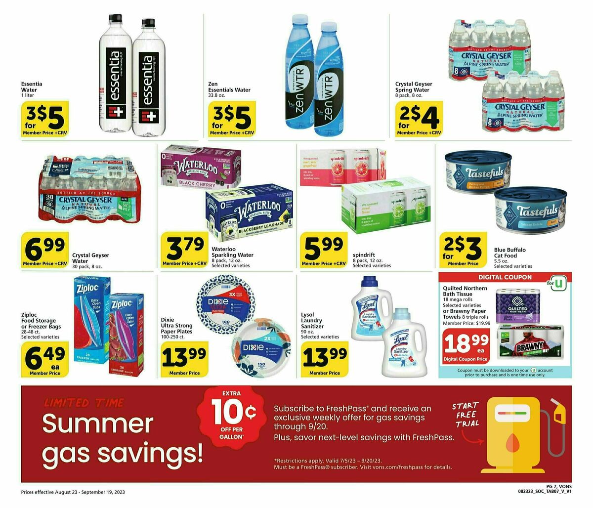 Vons Big Book of Savings Weekly Ad from August 23