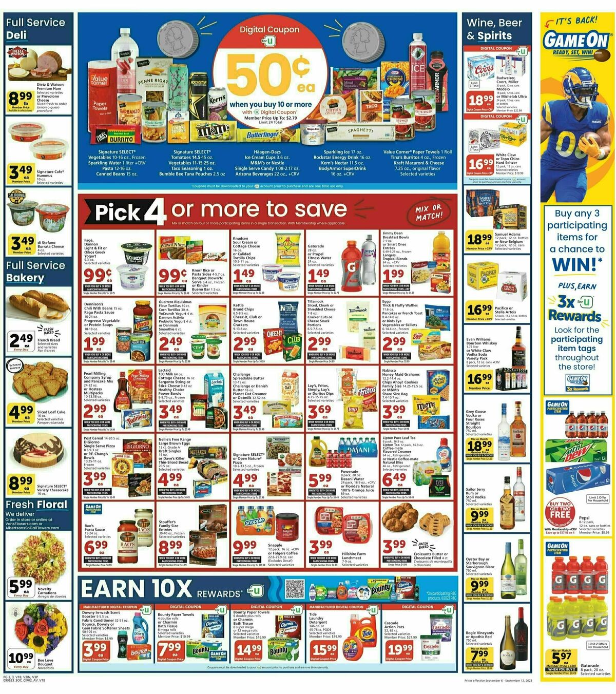 Vons Weekly Ad from September 6
