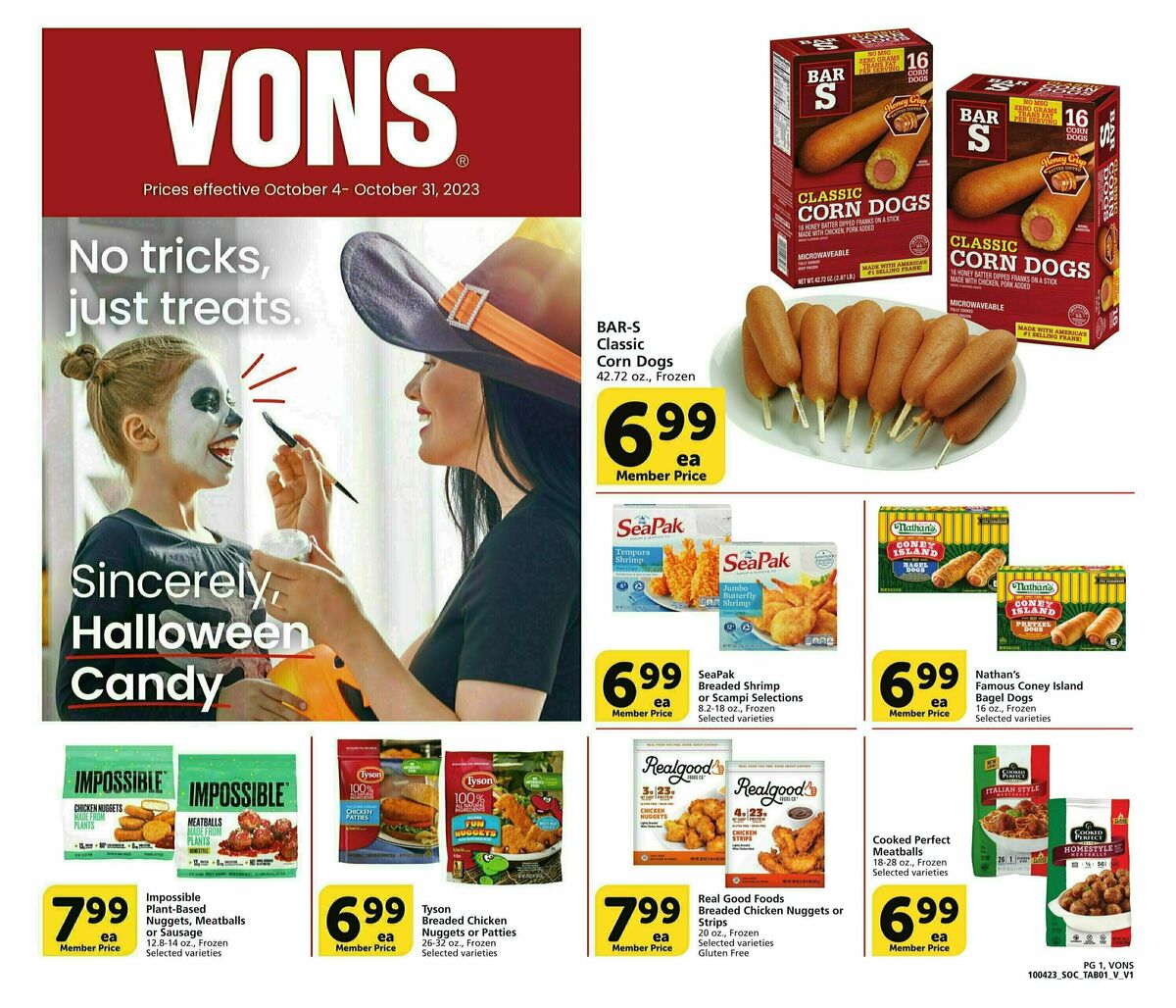 Vons Big Book of Savings Weekly Ad from October 4