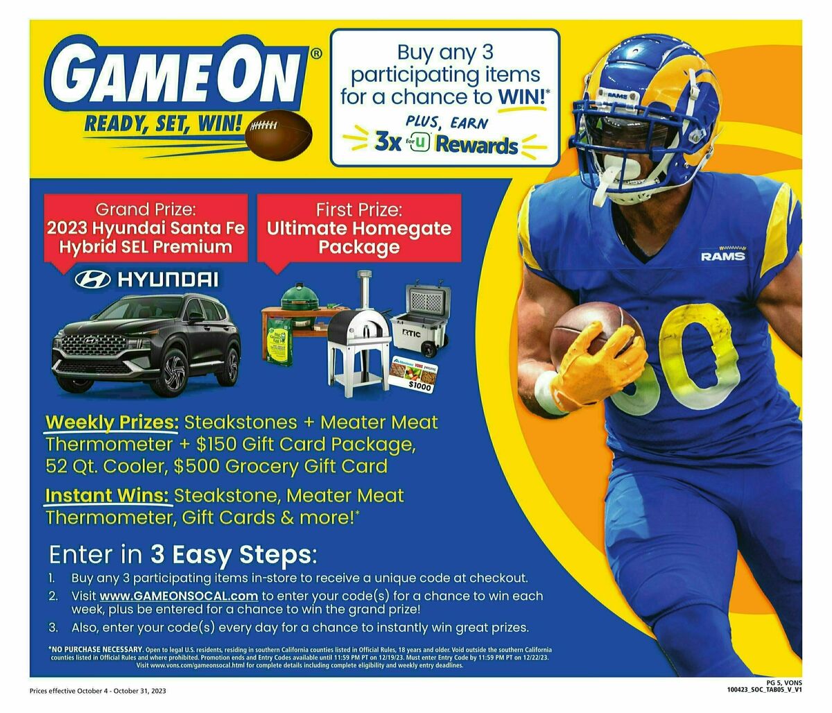 Vons Big Book of Savings Weekly Ad from October 4