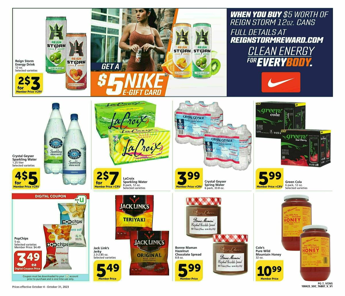 Vons Big Book of Savings Weekly Ad from October 4