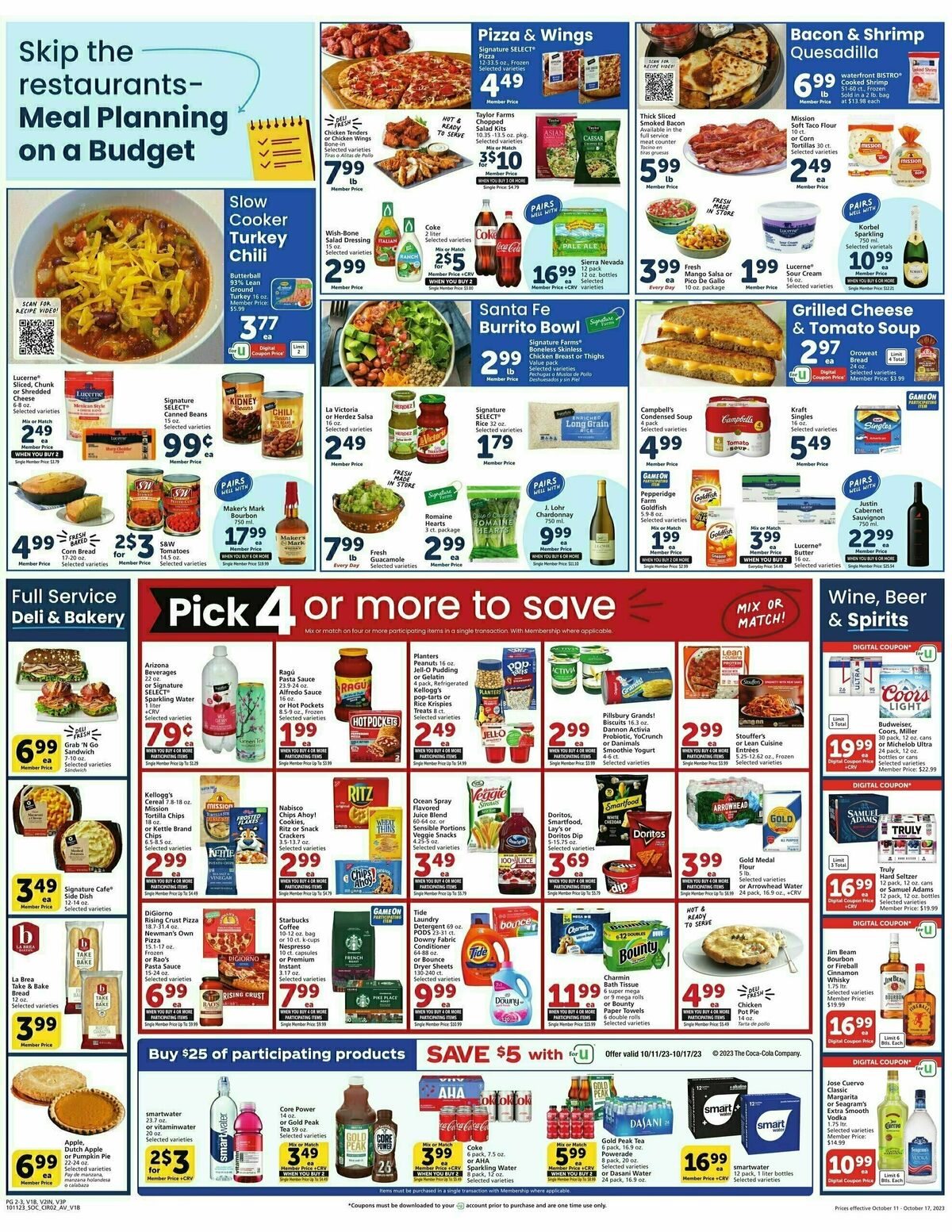 Vons Weekly Ad from October 11