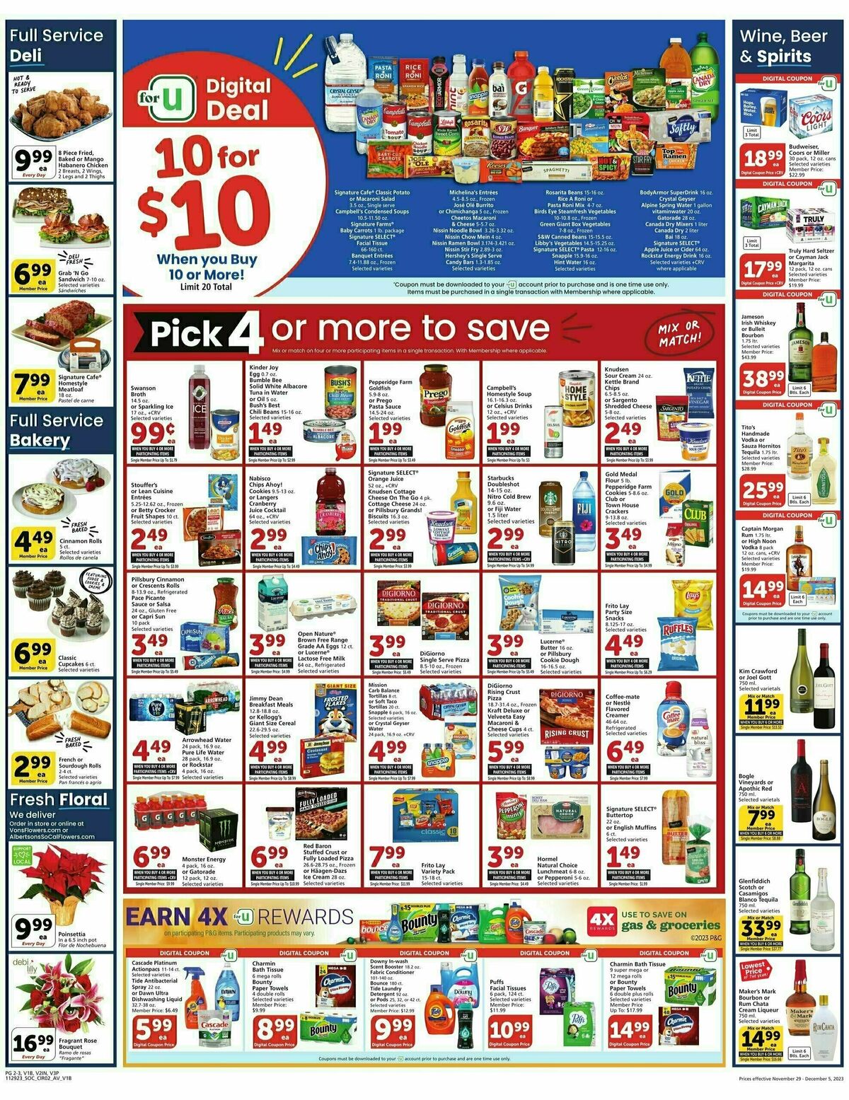Vons Weekly Ad from November 29