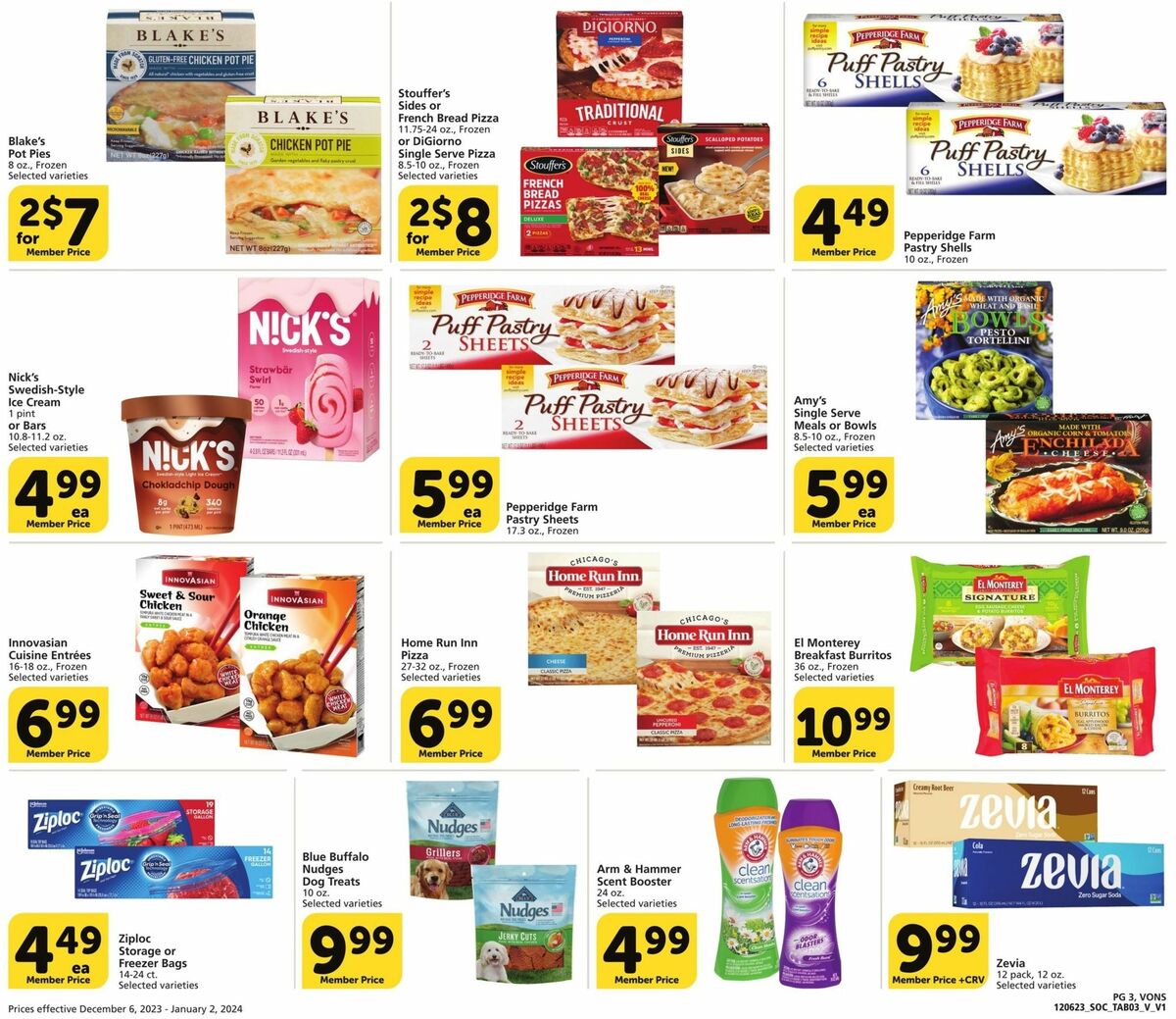 Vons Big Book of Savings Weekly Ad from December 6